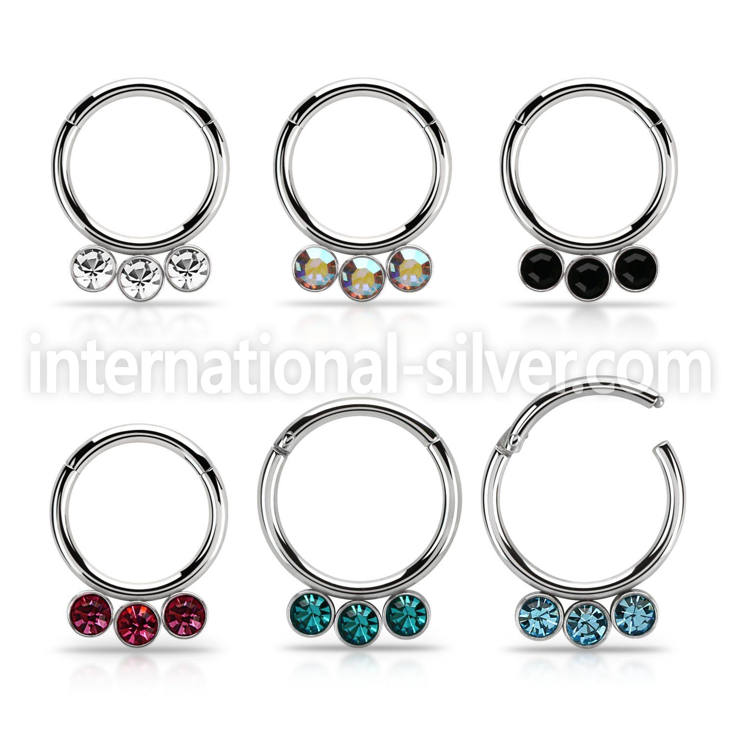 segh16f surgical steel seamless and segment rings ear othersear lobe eyebrow helix intim piercing