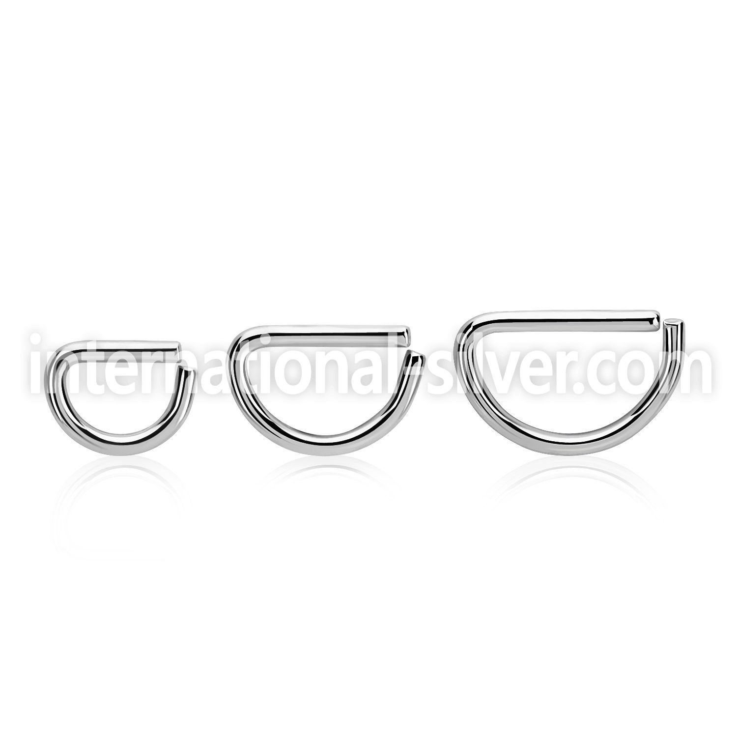 seld16 seamless   segment rings surgical steel 316l septum