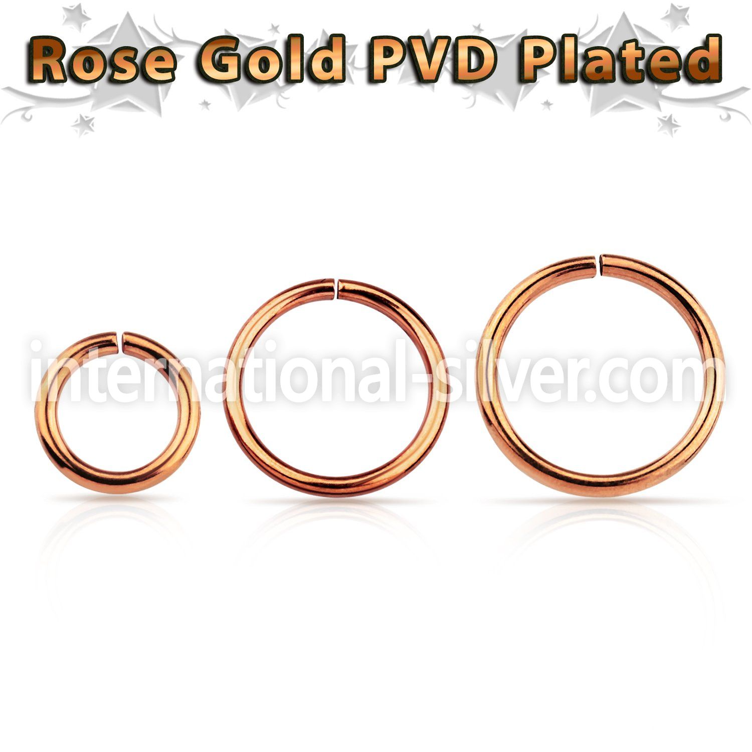 seltt16 seamless segment rings anodized surgical steel 316l nose