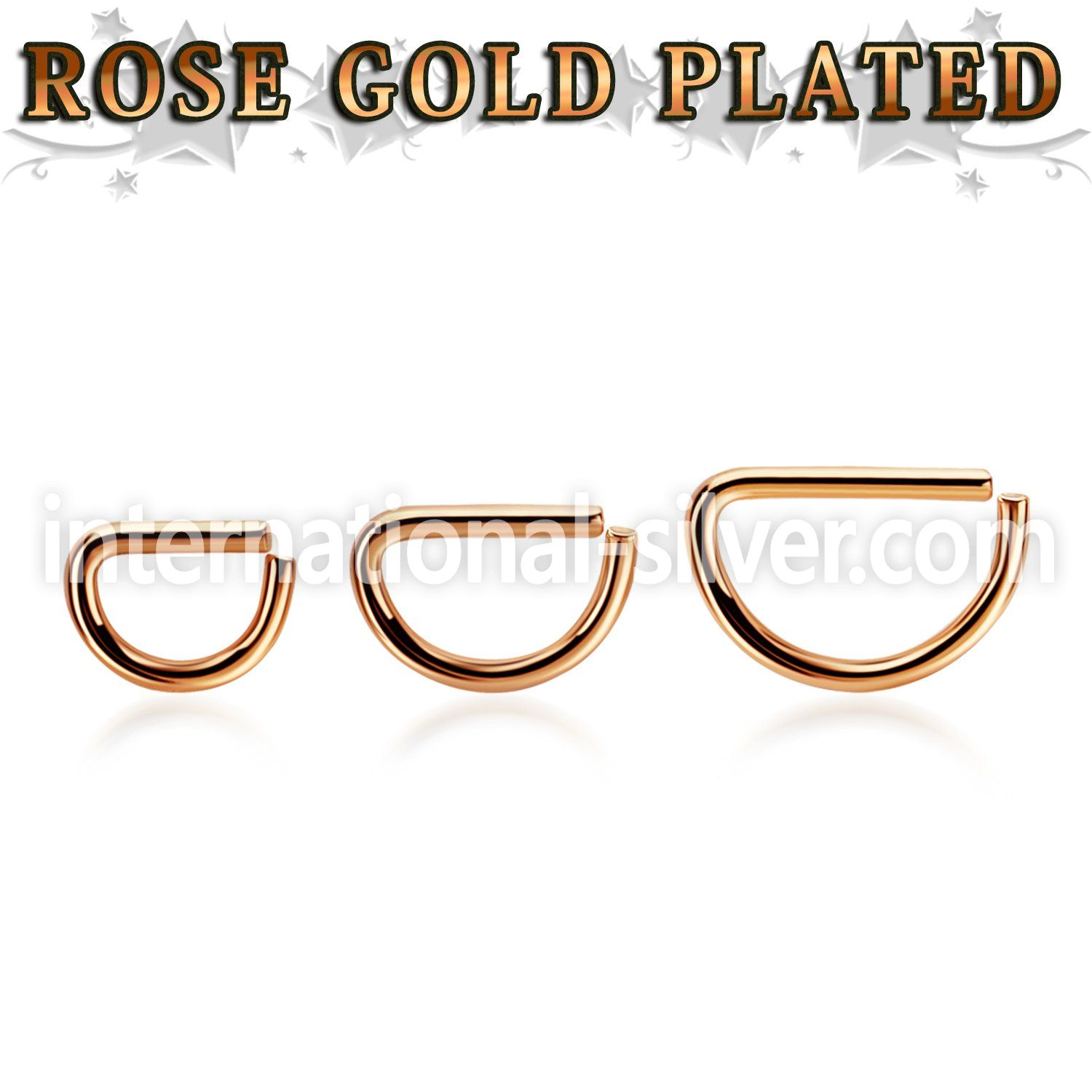 selttd16 seamless   segment rings anodized surgical steel 316l nose