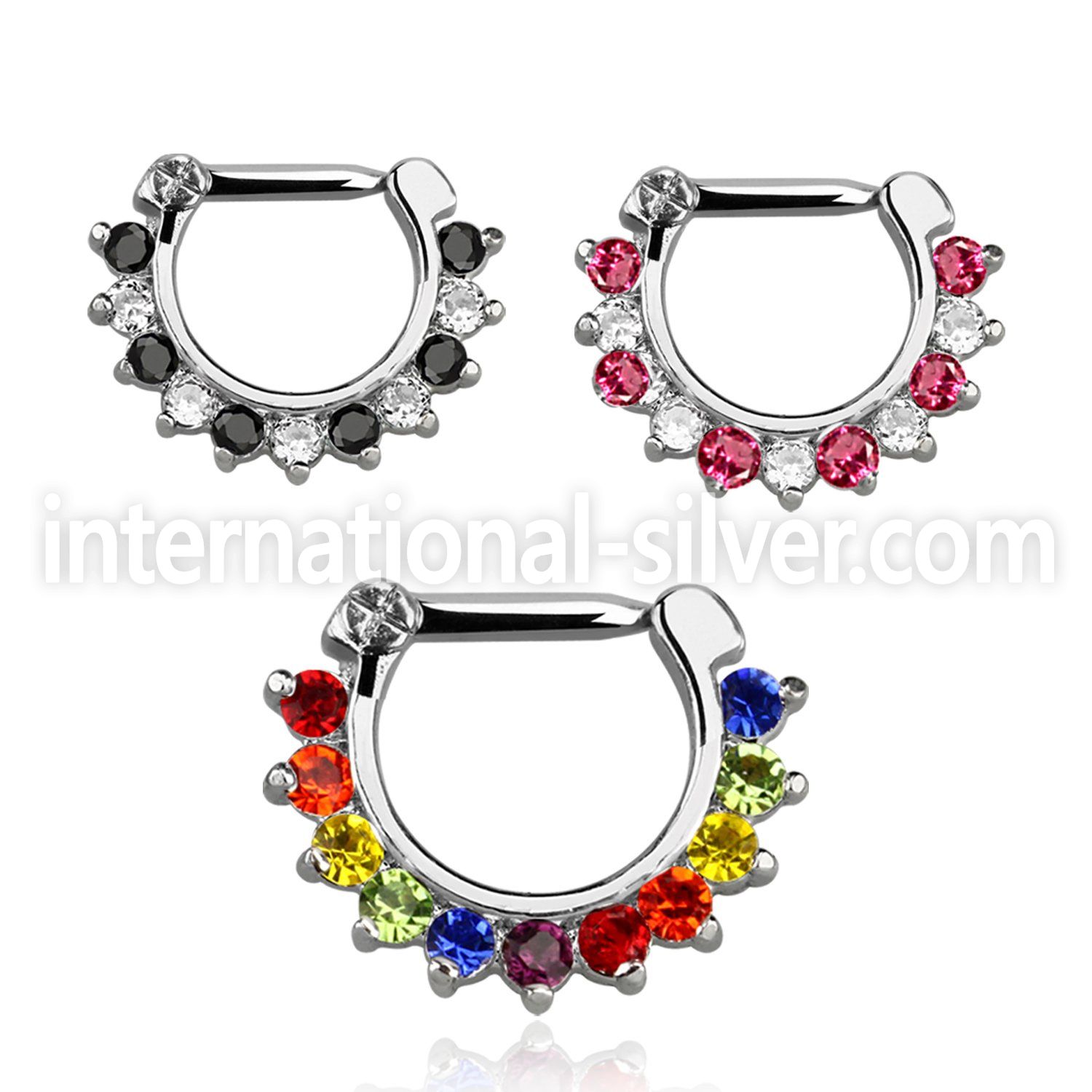 sepcx14 straight barbells surgical steel 316l septum