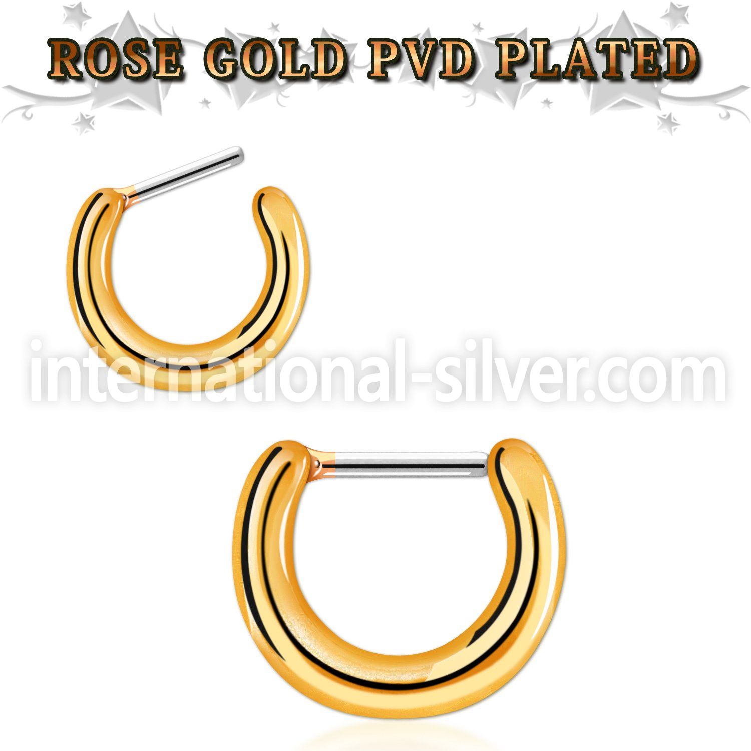 septtoo anodized surgical steel 16g barbell septum piercing