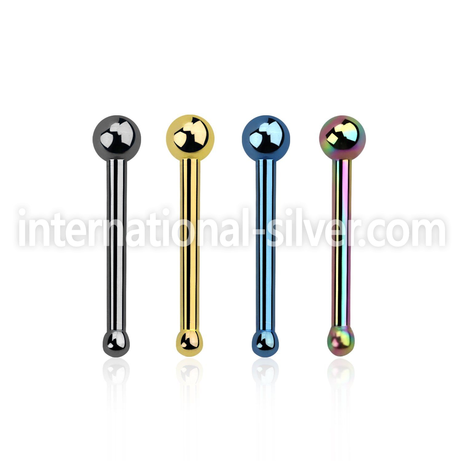 snbbt nose bone anodized surgical steel 316l nose