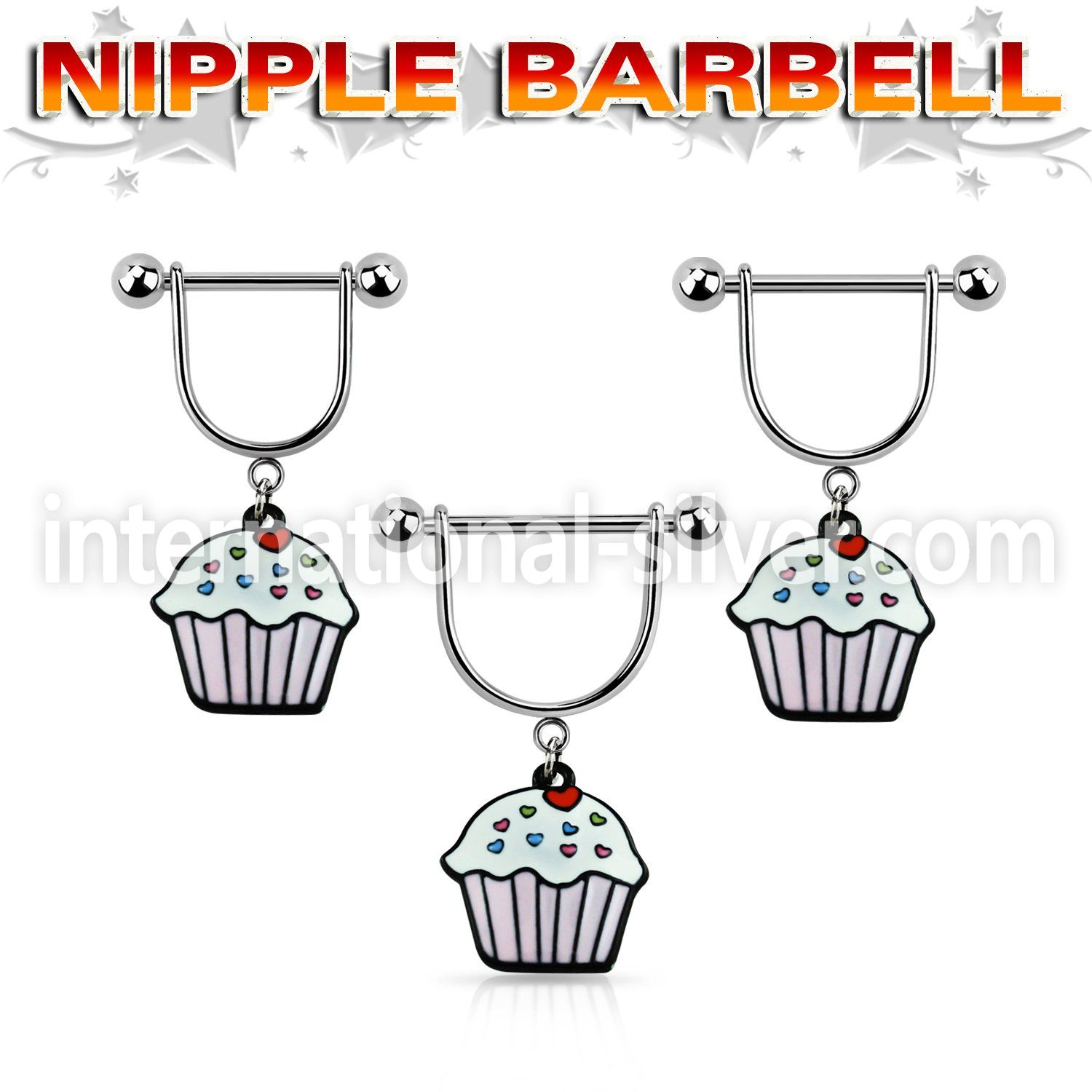 snpod10 straight barbells surgical steel 316l nipple