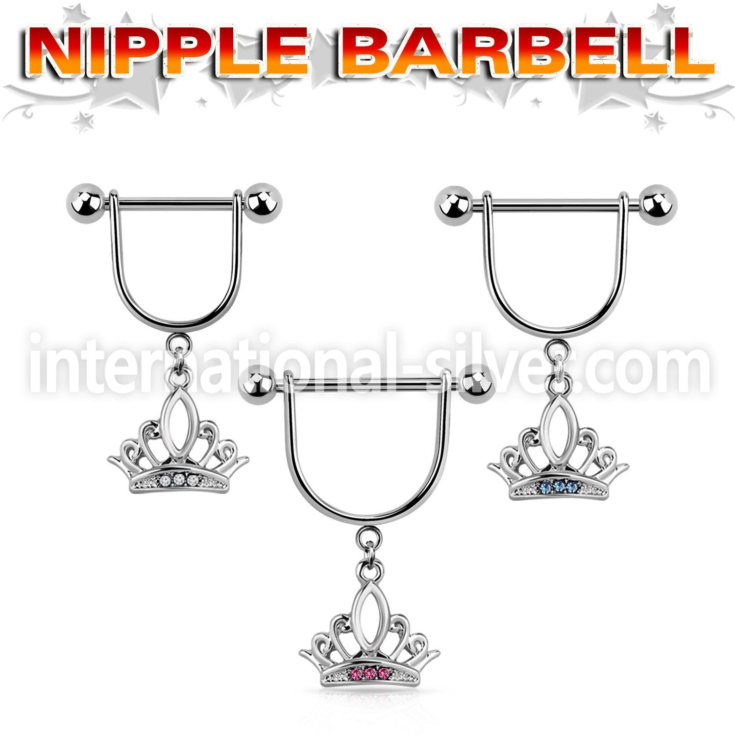 snpod14 straight barbells surgical steel 316l nipple