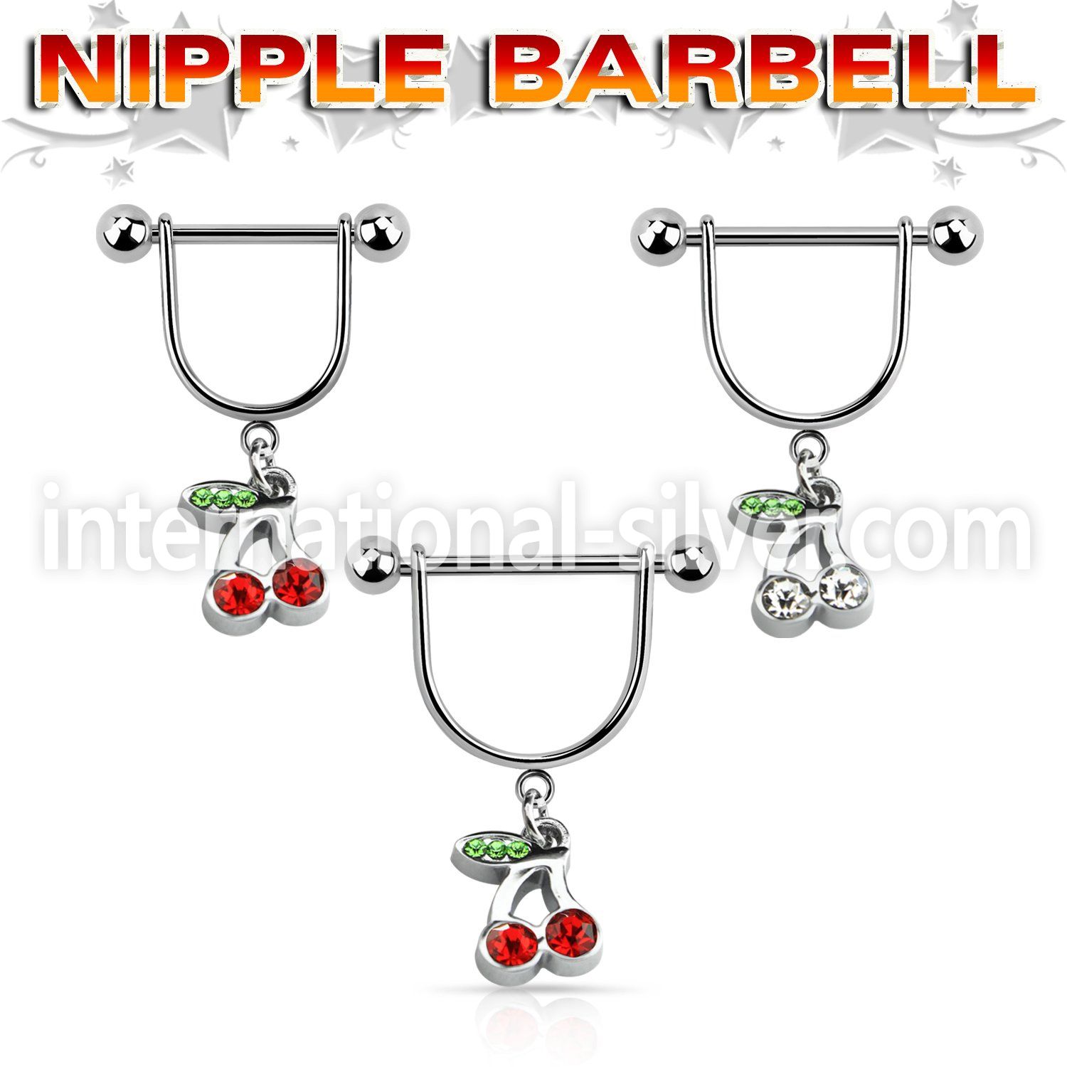snpod15 straight barbells surgical steel 316l nipple
