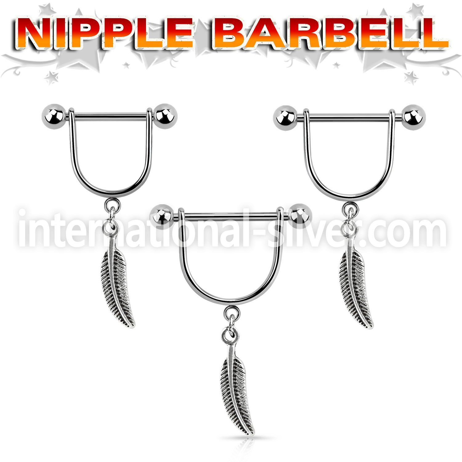 snpod1 straight barbells surgical steel 316l nipple