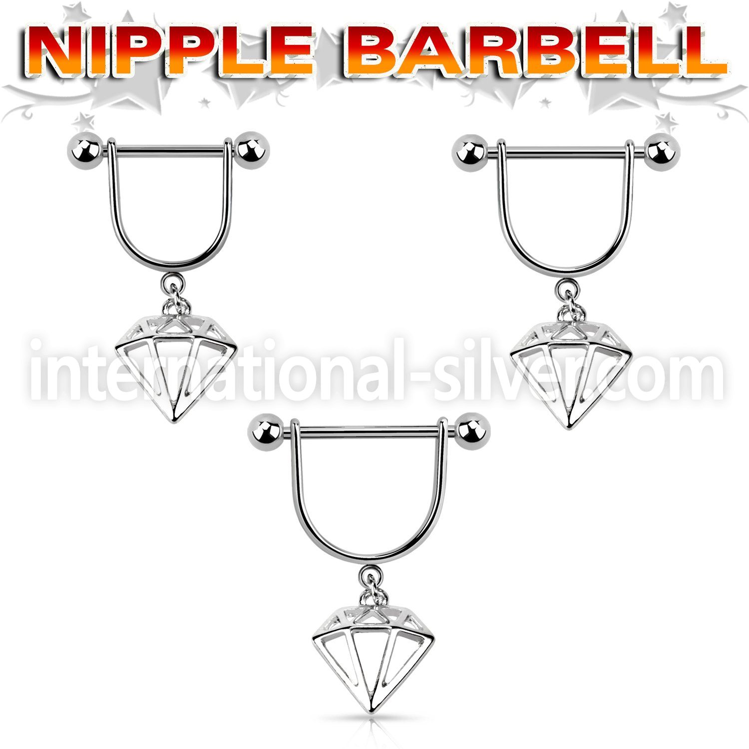 snpod5 straight barbells surgical steel 316l nipple