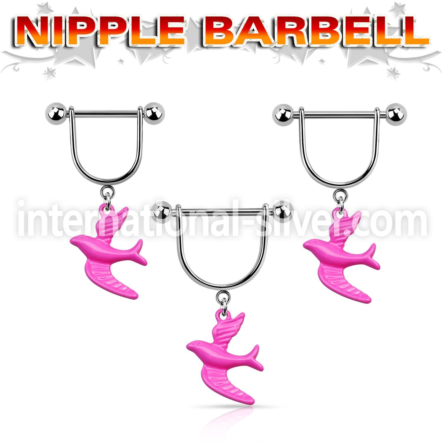 snpod8 straight barbells surgical steel 316l nipple