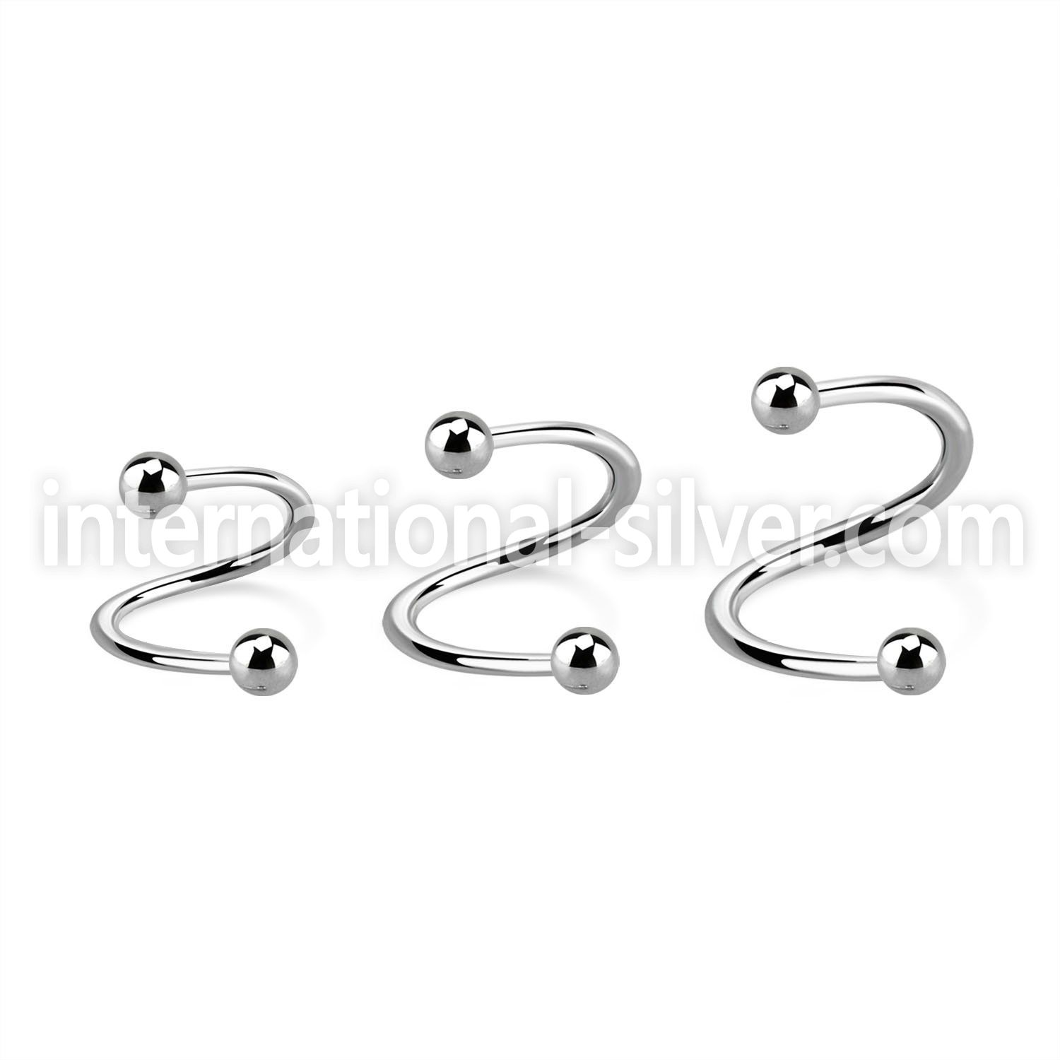 speb spirals twisters surgical steel 316l eyebrow
