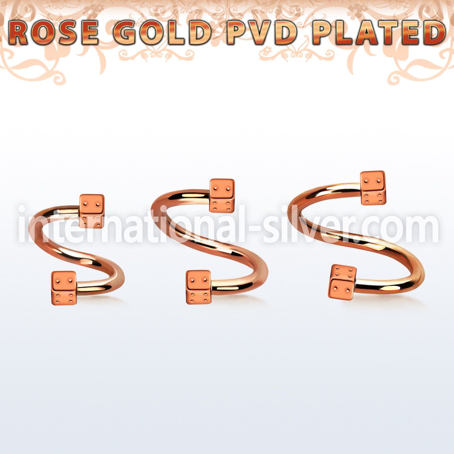 spettd25 spirals twisters anodized surgical steel 316l eyebrow