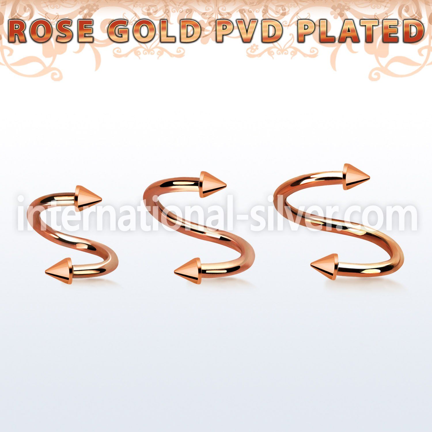 spettn25 spirals twisters anodized surgical steel 316l eyebrow