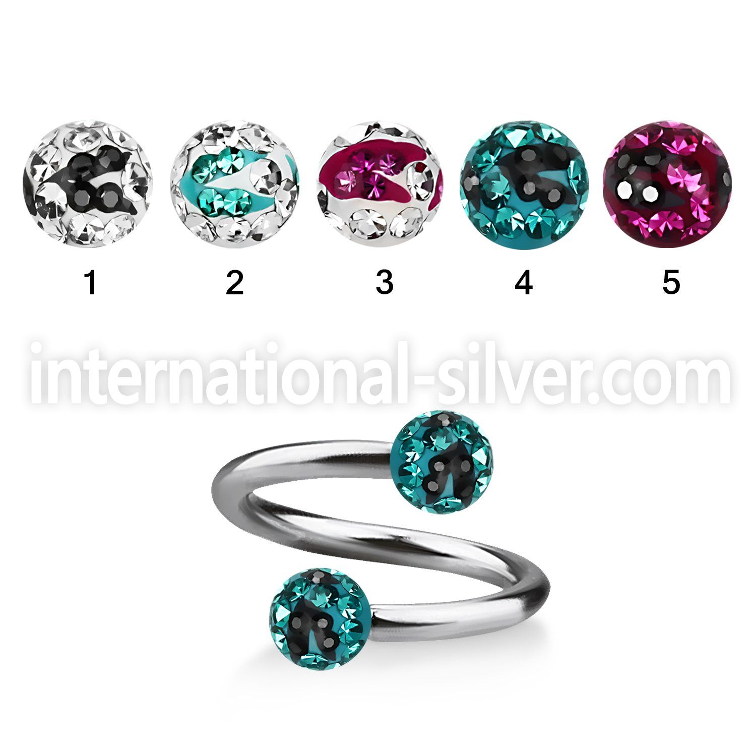 spfr5c spirals twisters surgical steel 316l 