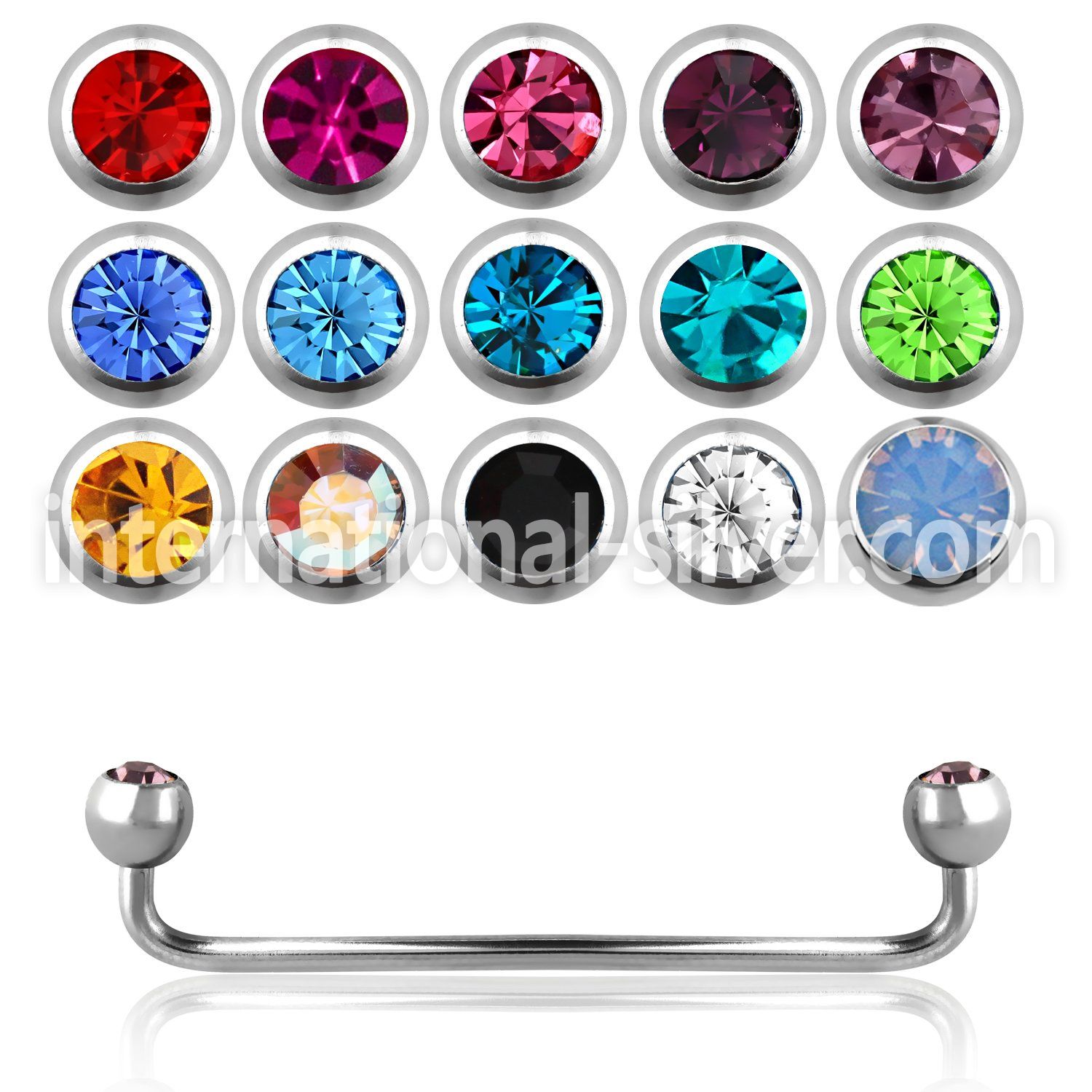 sub2cx surface piercing surgical steel 316l surface piercings