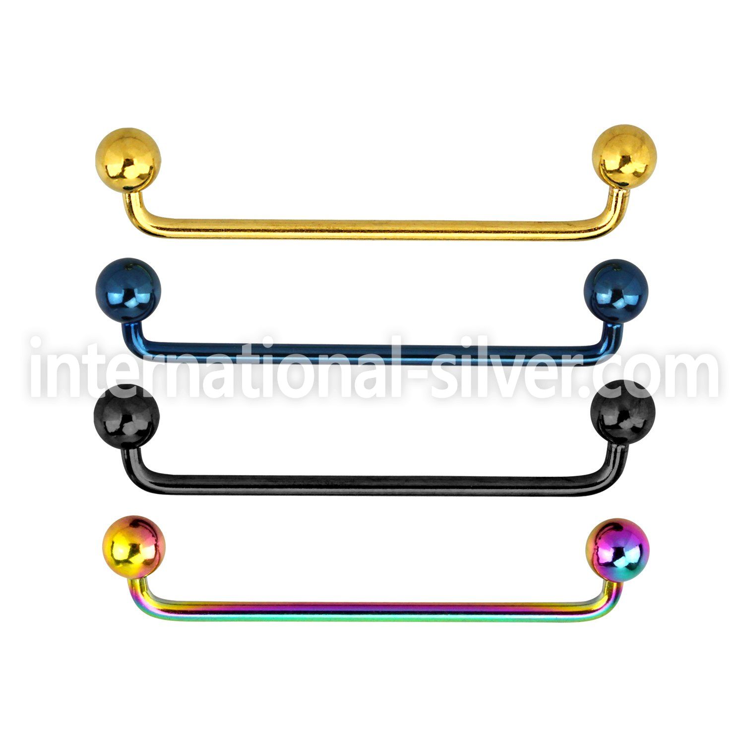 subta surface piercing anodized surgical steel 316l surface piercings