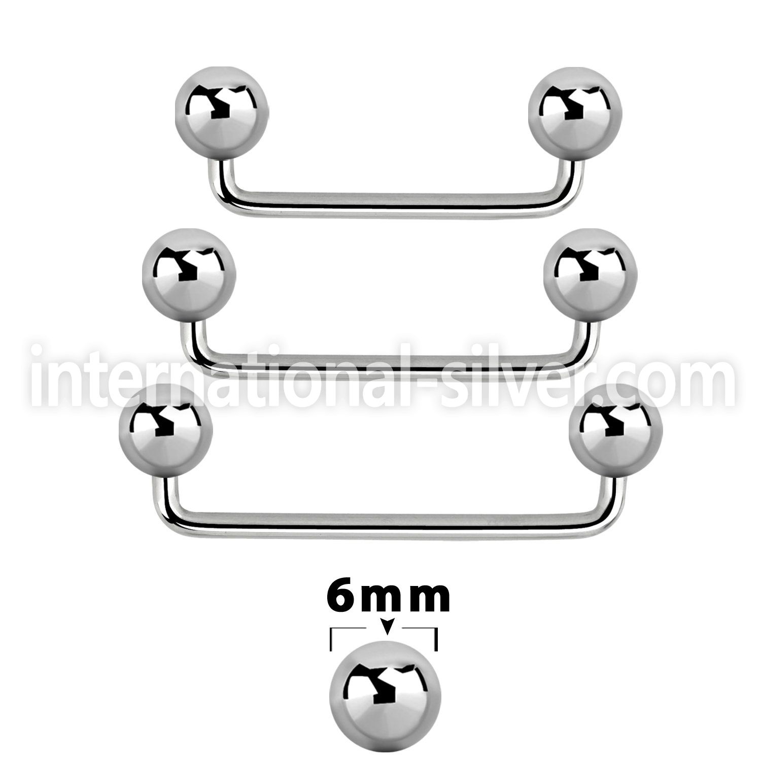 sudb6 surface piercing surgical steel 316l surface piercings