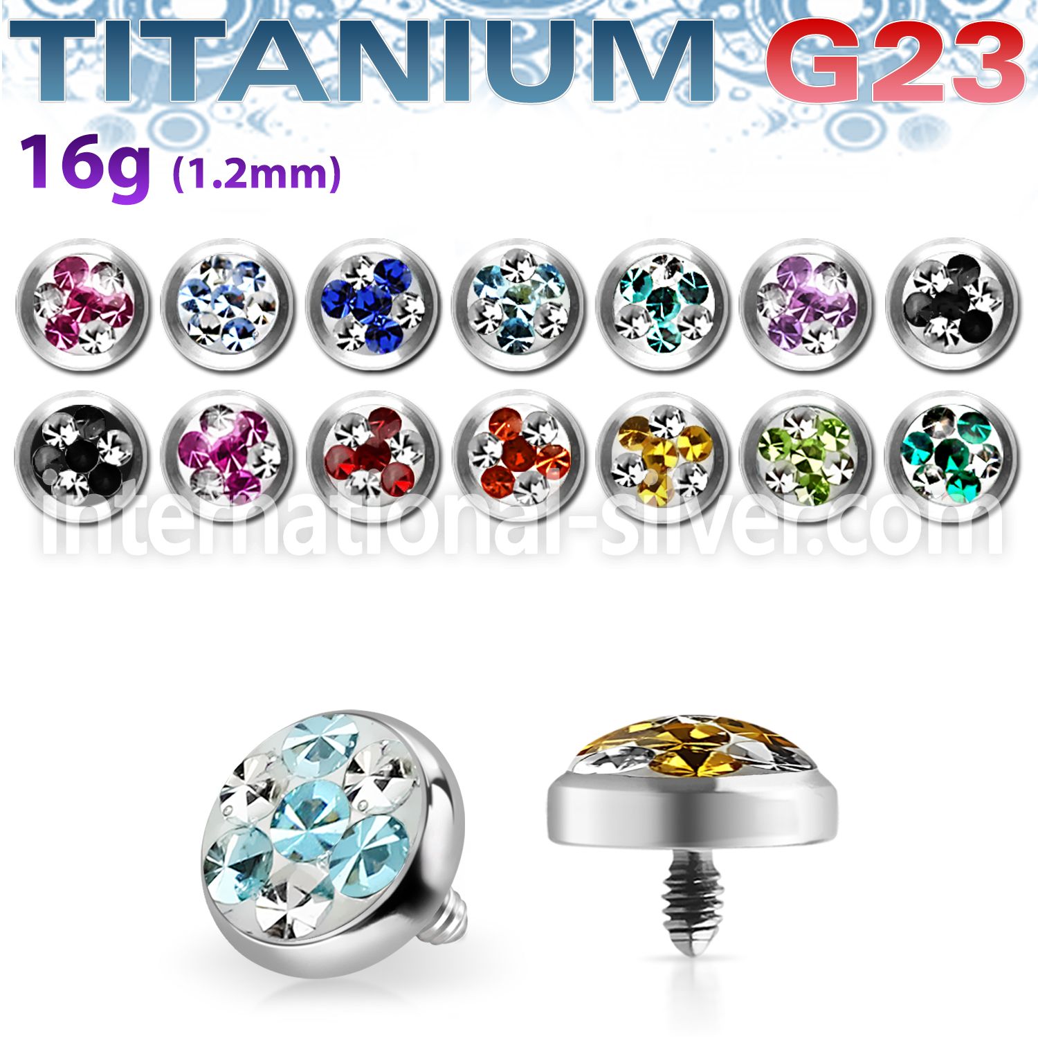 tafr5d dermals titanium g23 implant grade surface piercings