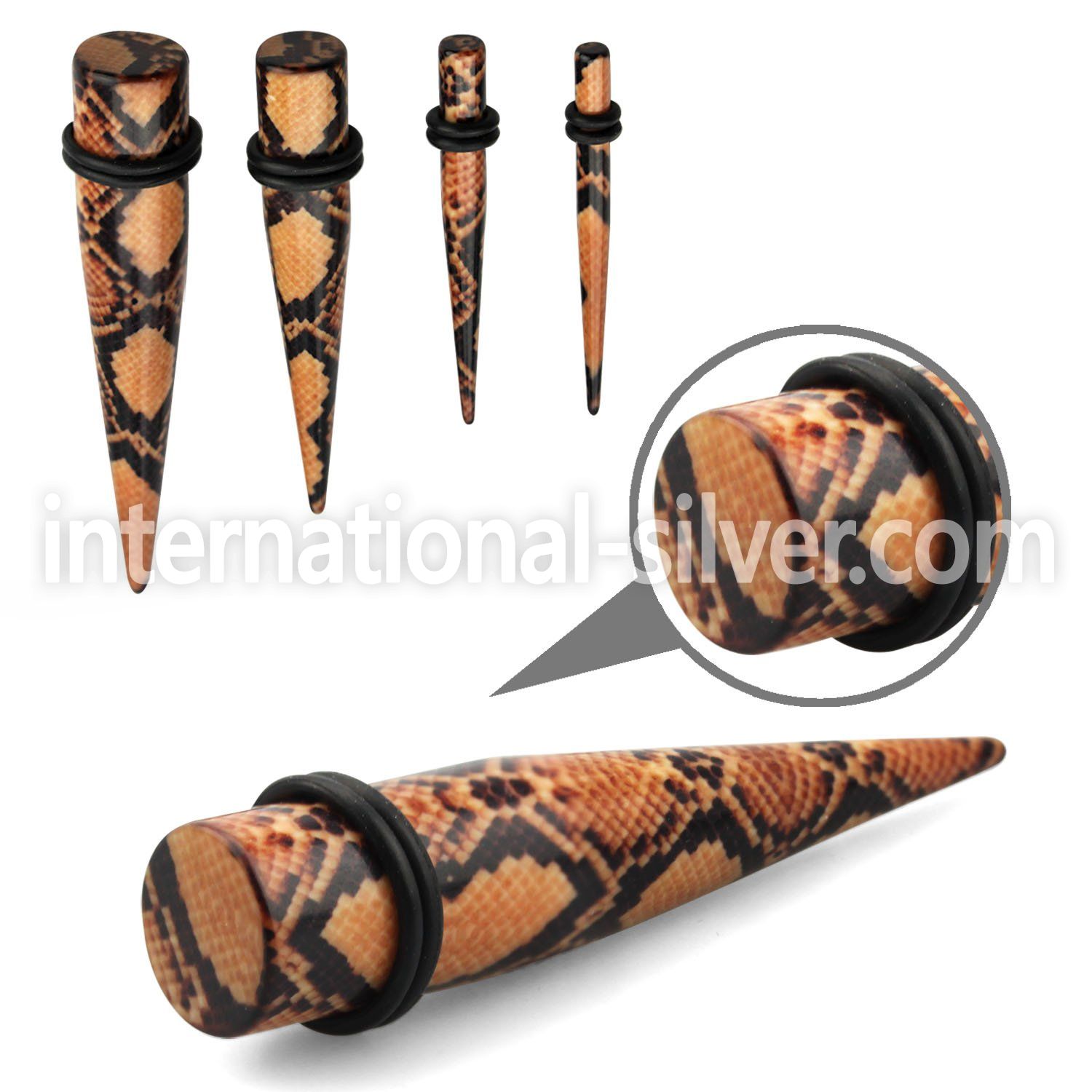 tpabr tapers acrylic body jewelry ear lobe