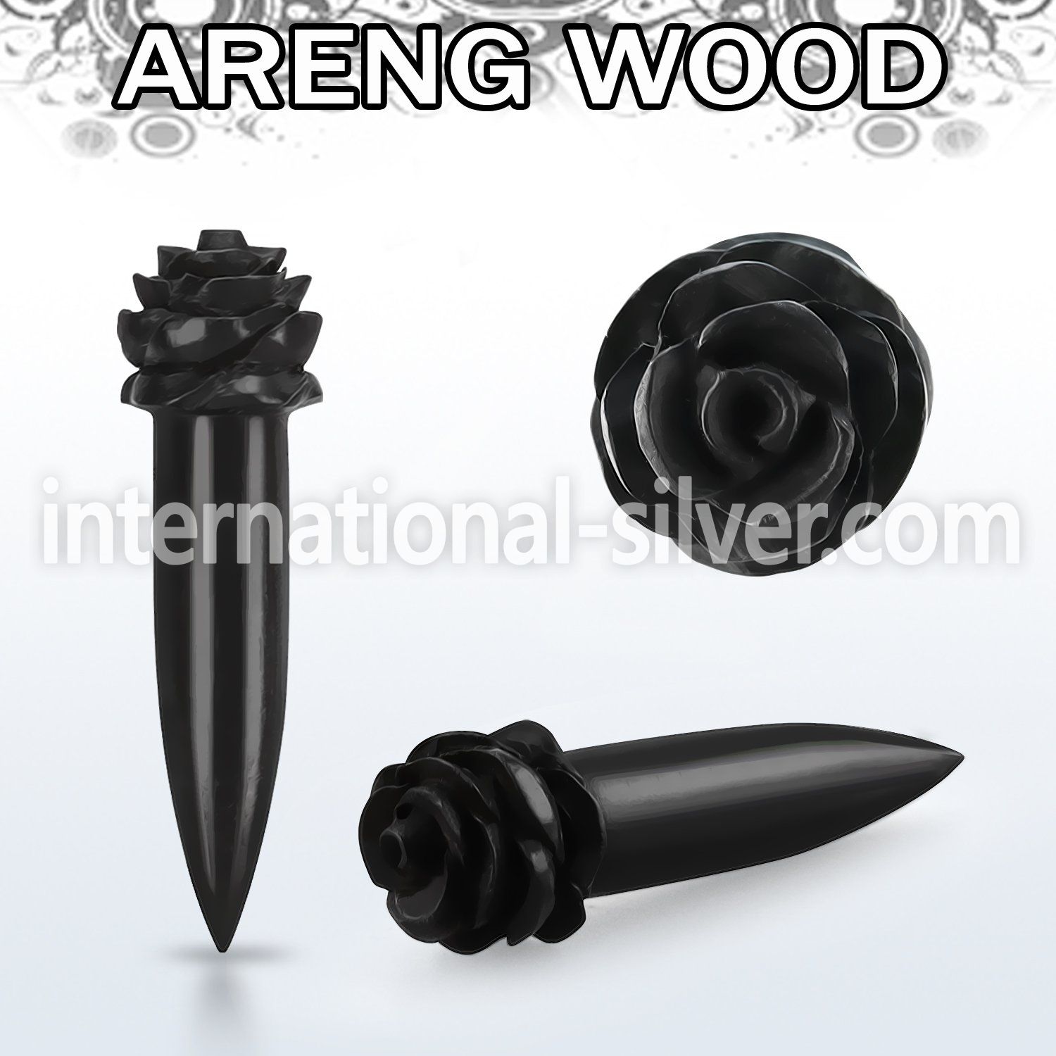 tparfl tapers organic body jewelry ear lobe