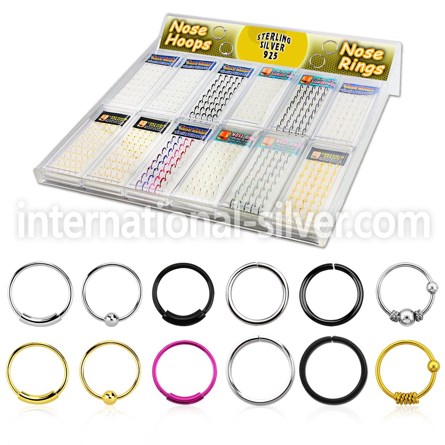 tranh1 nose hoop silver 925 nose