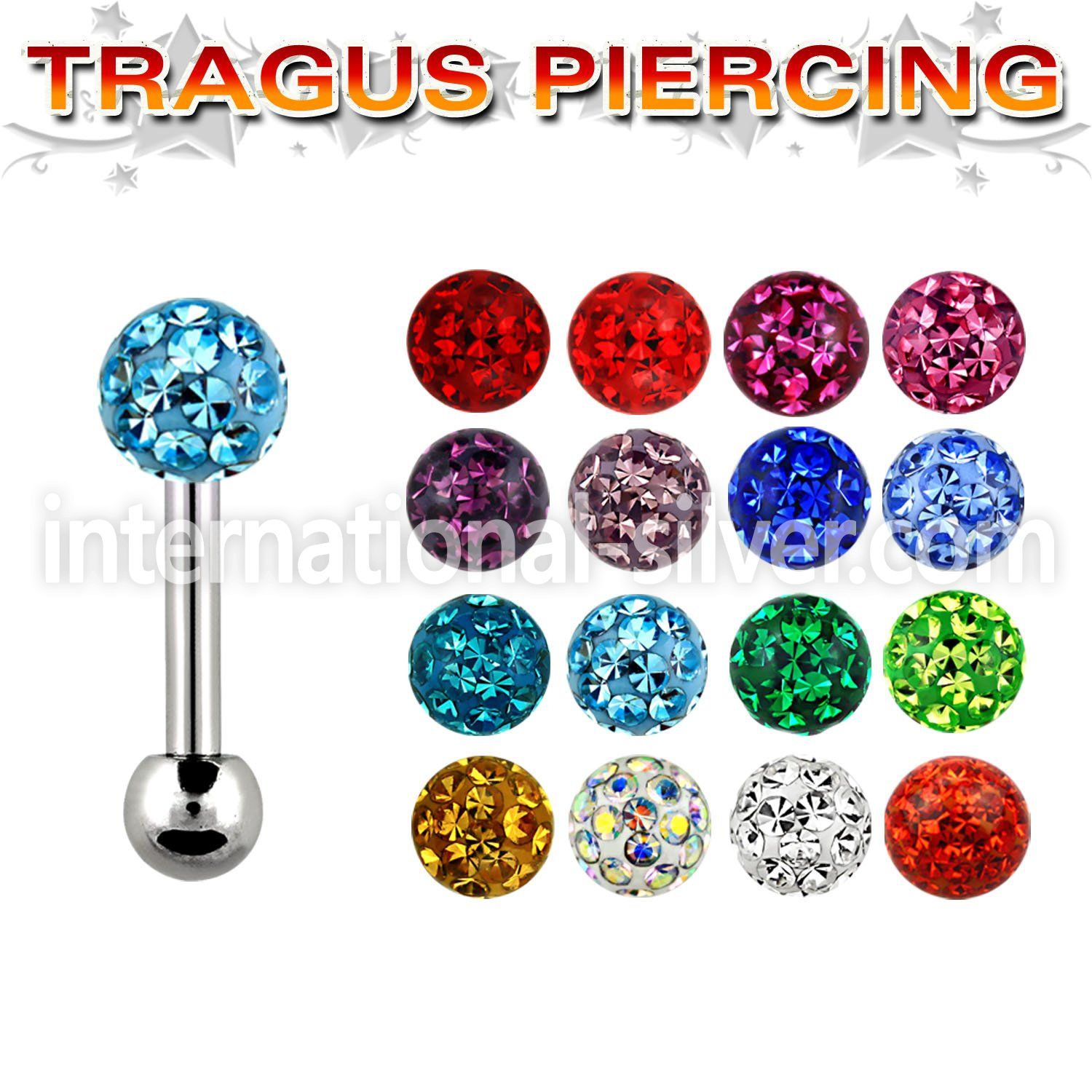 trg8 straight barbells surgical steel 316l tragus