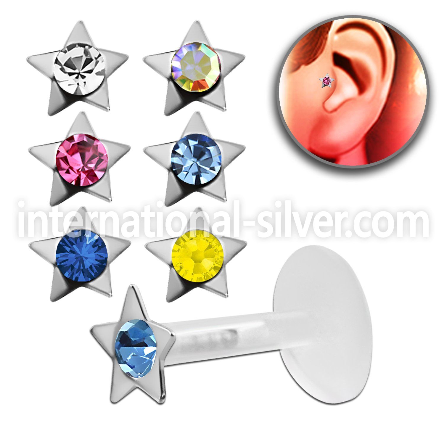 trgs8 labrets lip rings bioflex ptfe tragus