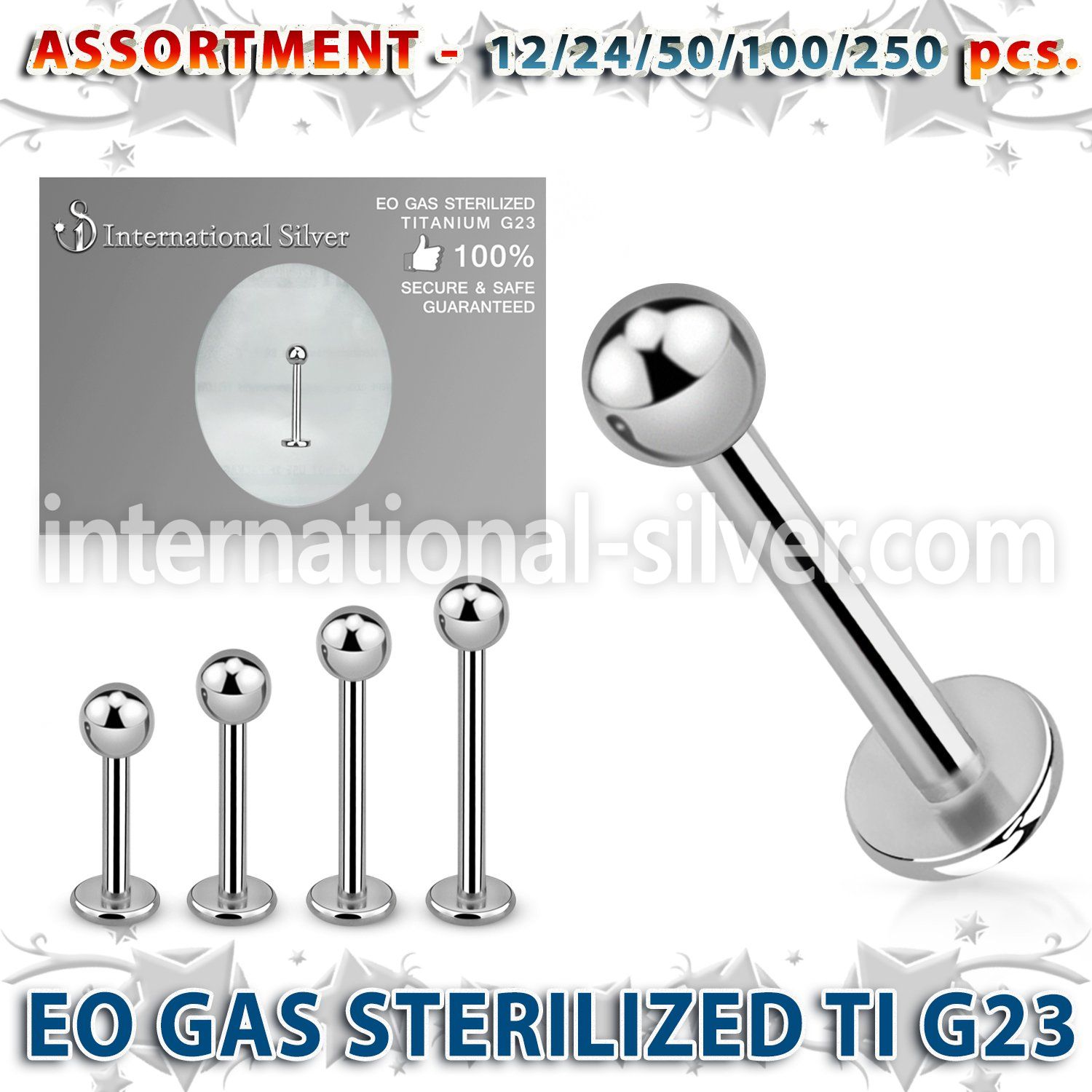 ublk470 labrets lip rings titanium g23 implant grade labrets chin