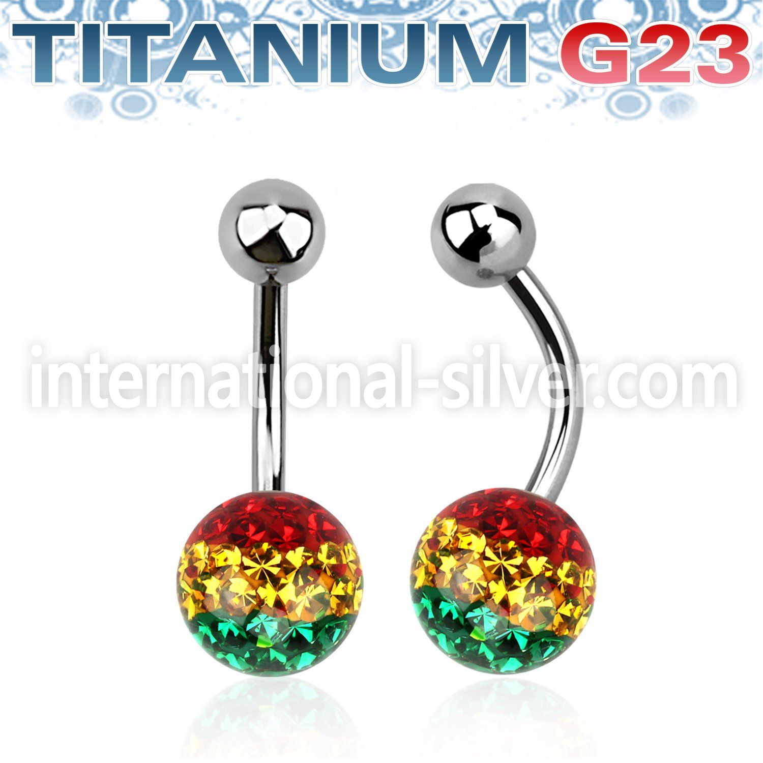 ubnfr8r belly rings titanium g23 implant grade belly button
