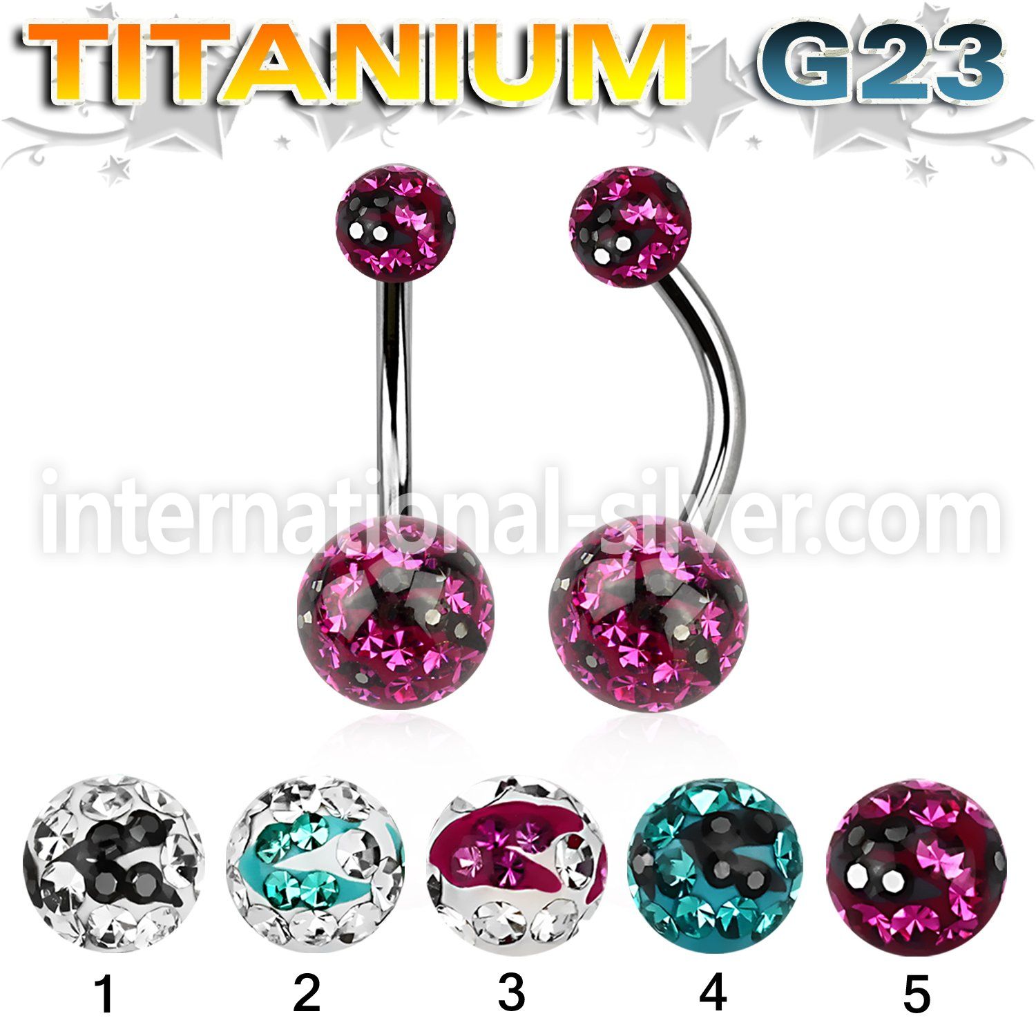 ubnfrgc belly rings titanium g23 implant grade belly button