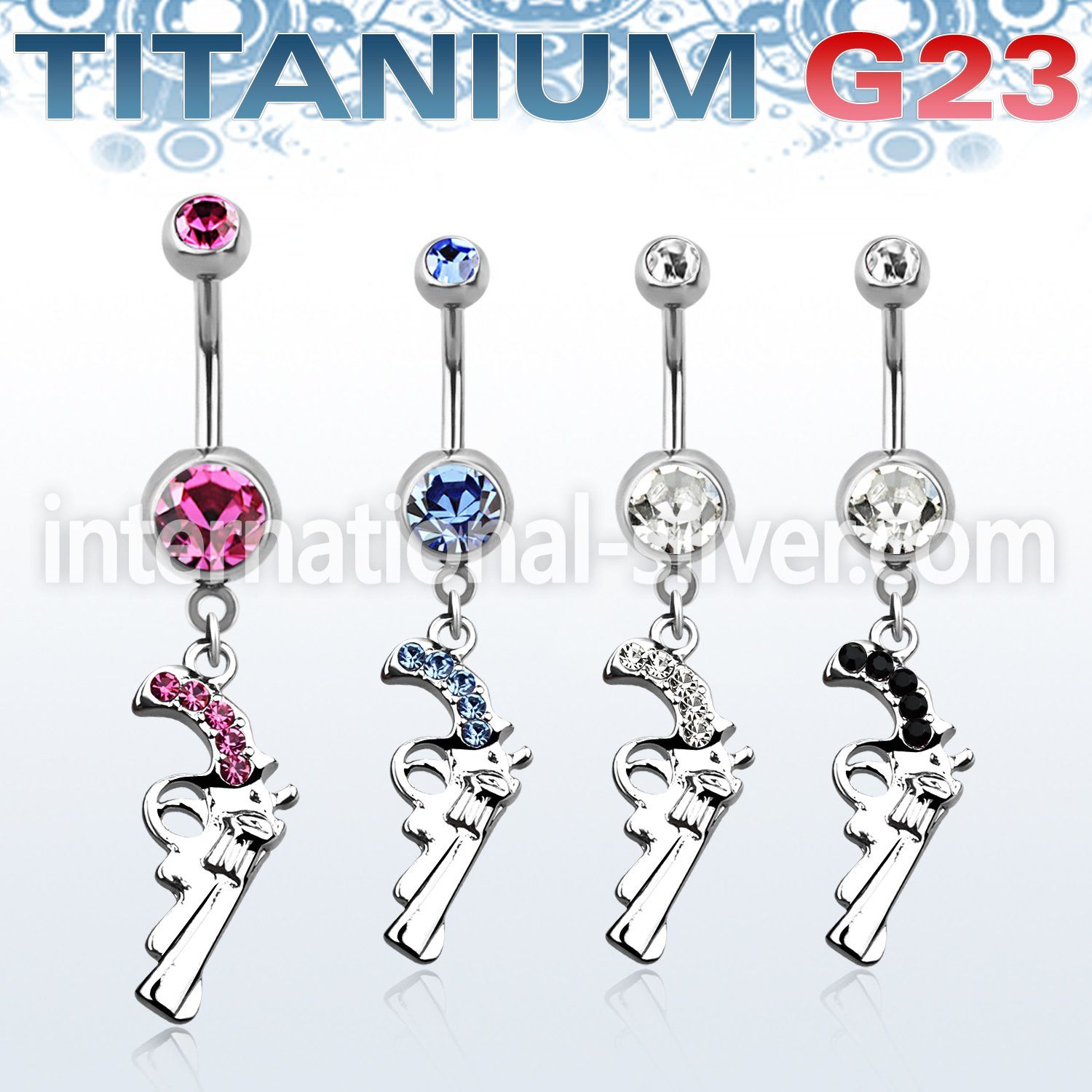 umcd358 belly rings titanium g23 implant grade belly button