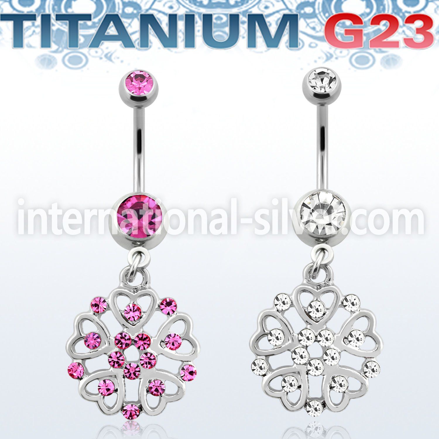 umcd573 belly rings titanium g23 implant grade belly button