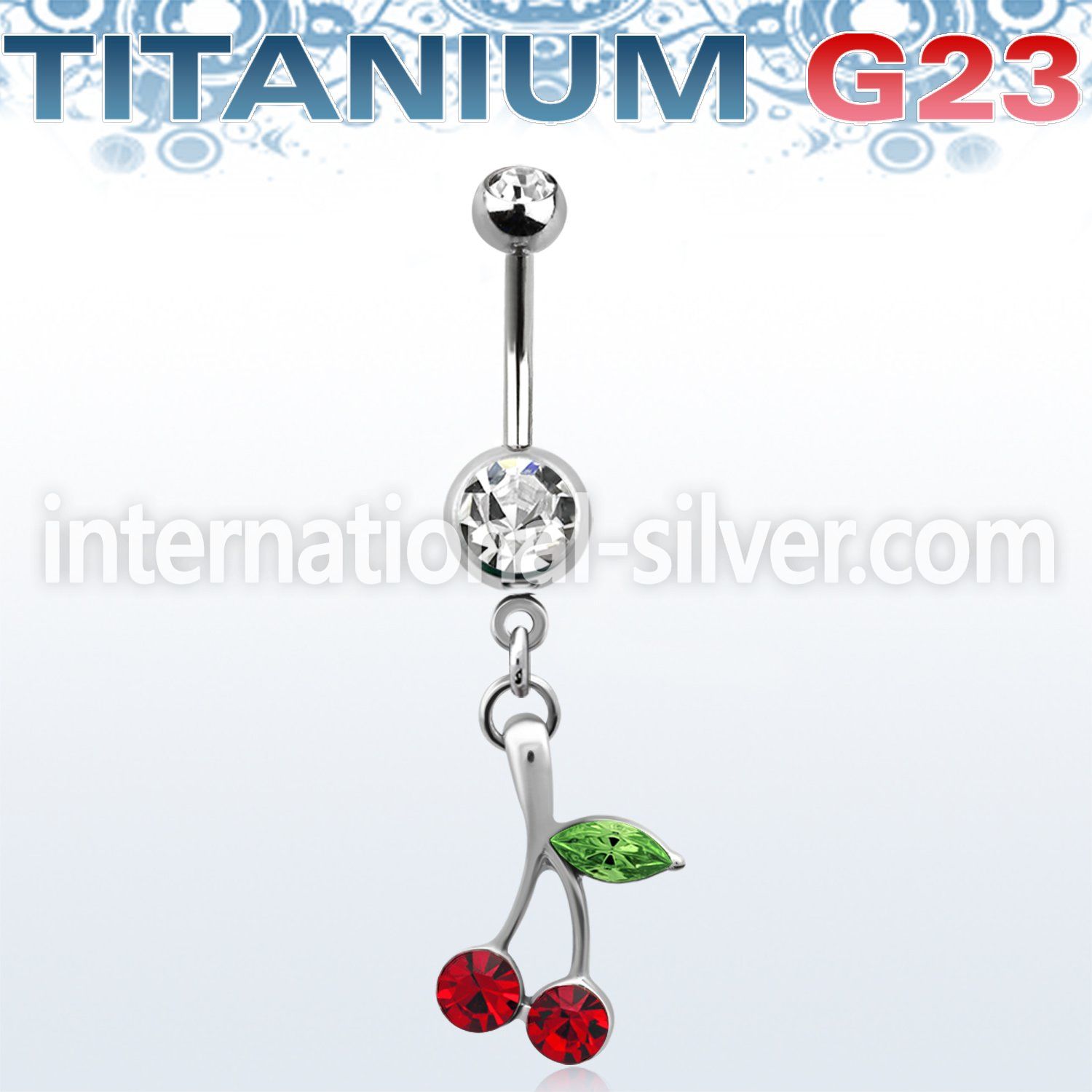 umcdch10 belly rings titanium g23 implant grade belly button