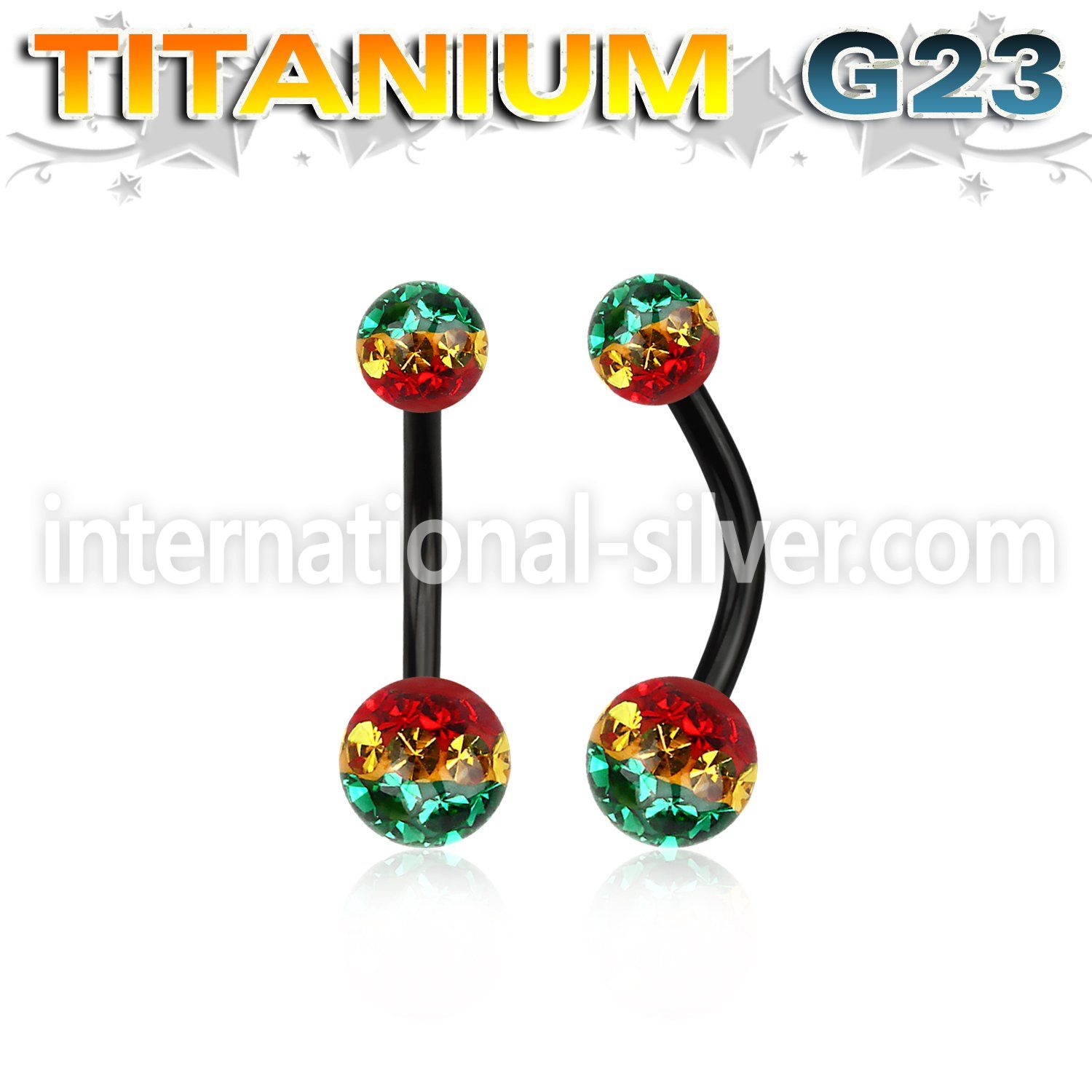 utbnfrsr belly rings anodized titanium g23 implant grade belly button