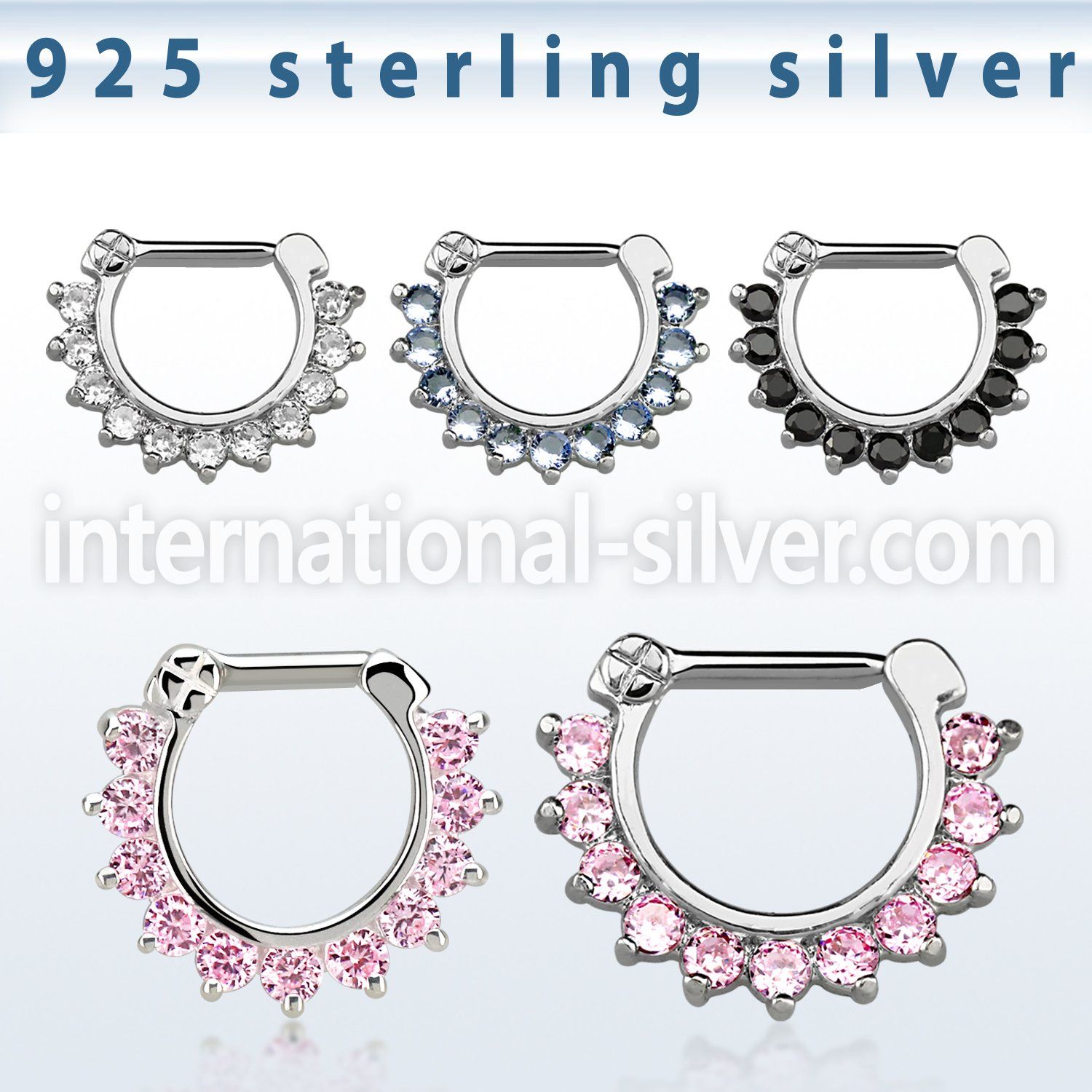 vsepc14 straight barbells silver 925 septum