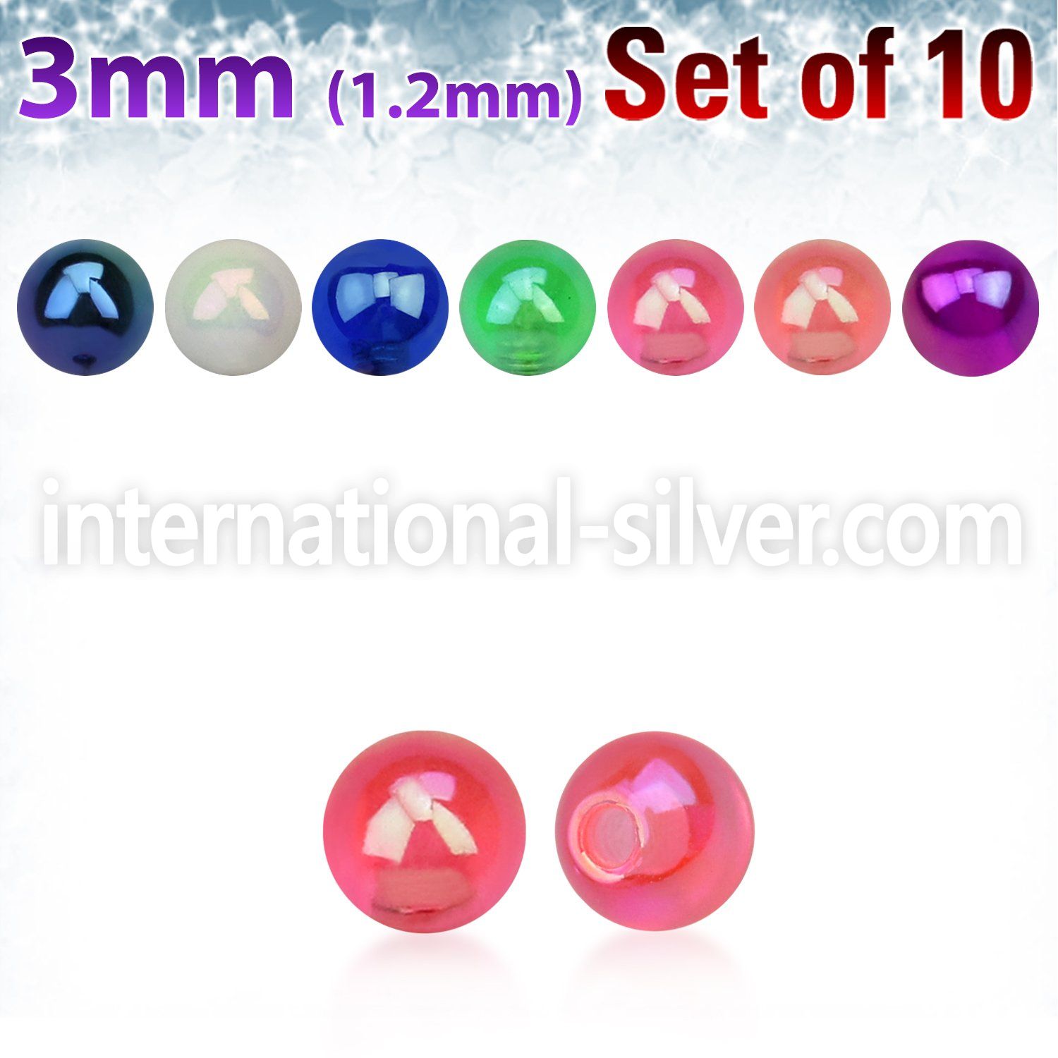 xabuvb3 loose body jewelry parts acrylic body jewelry 