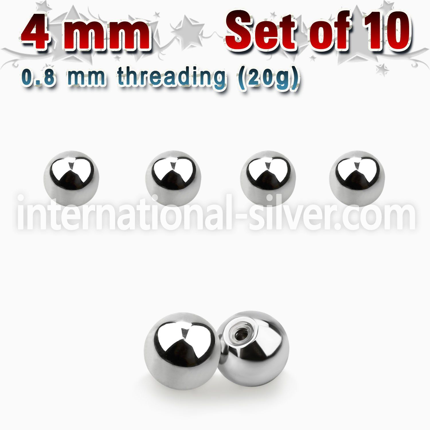 xbal4xs loose body jewelry parts surgical steel 316l belly button