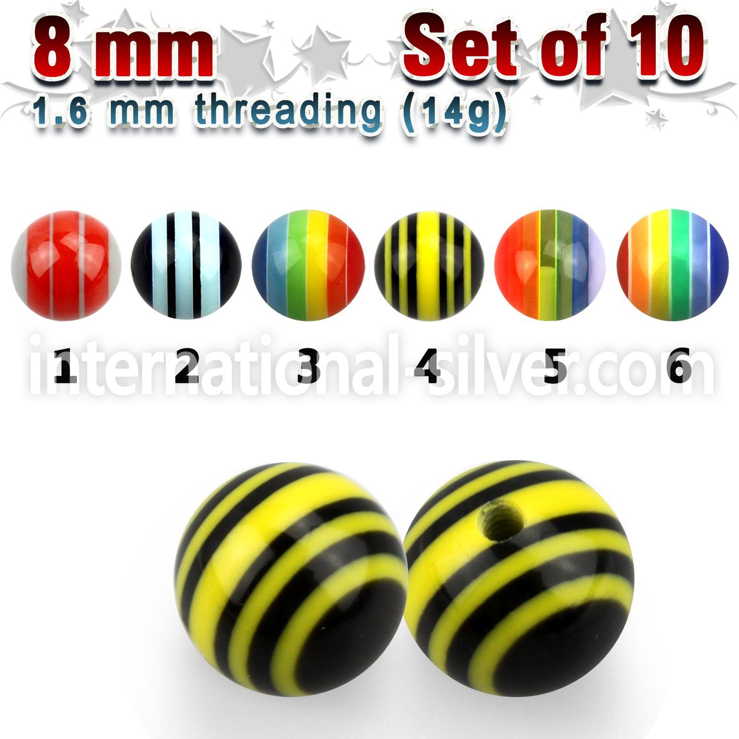 xbbd8 loose body jewelry parts acrylic body jewelry belly button