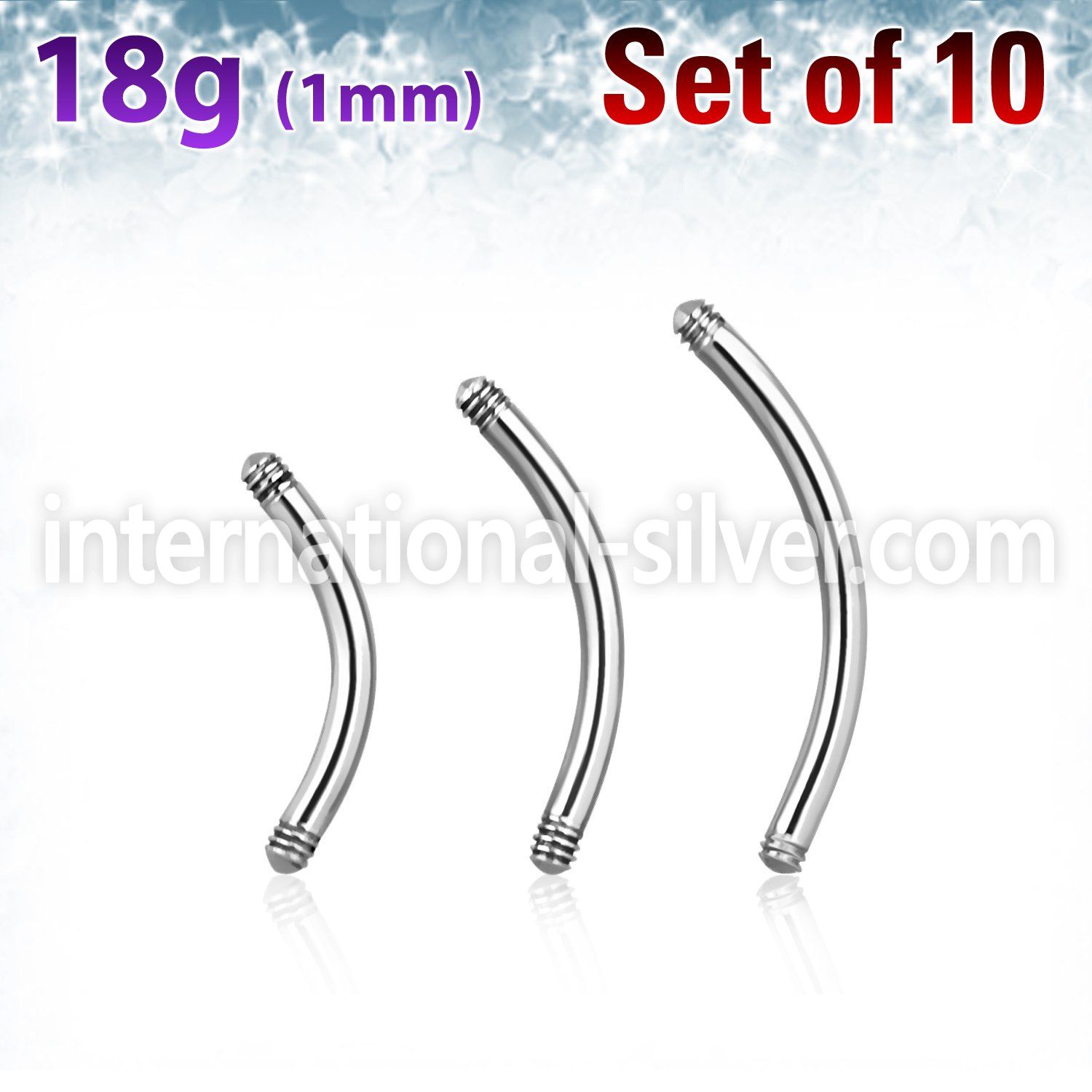 xbn18g loose body jewelry parts surgical steel 316l 