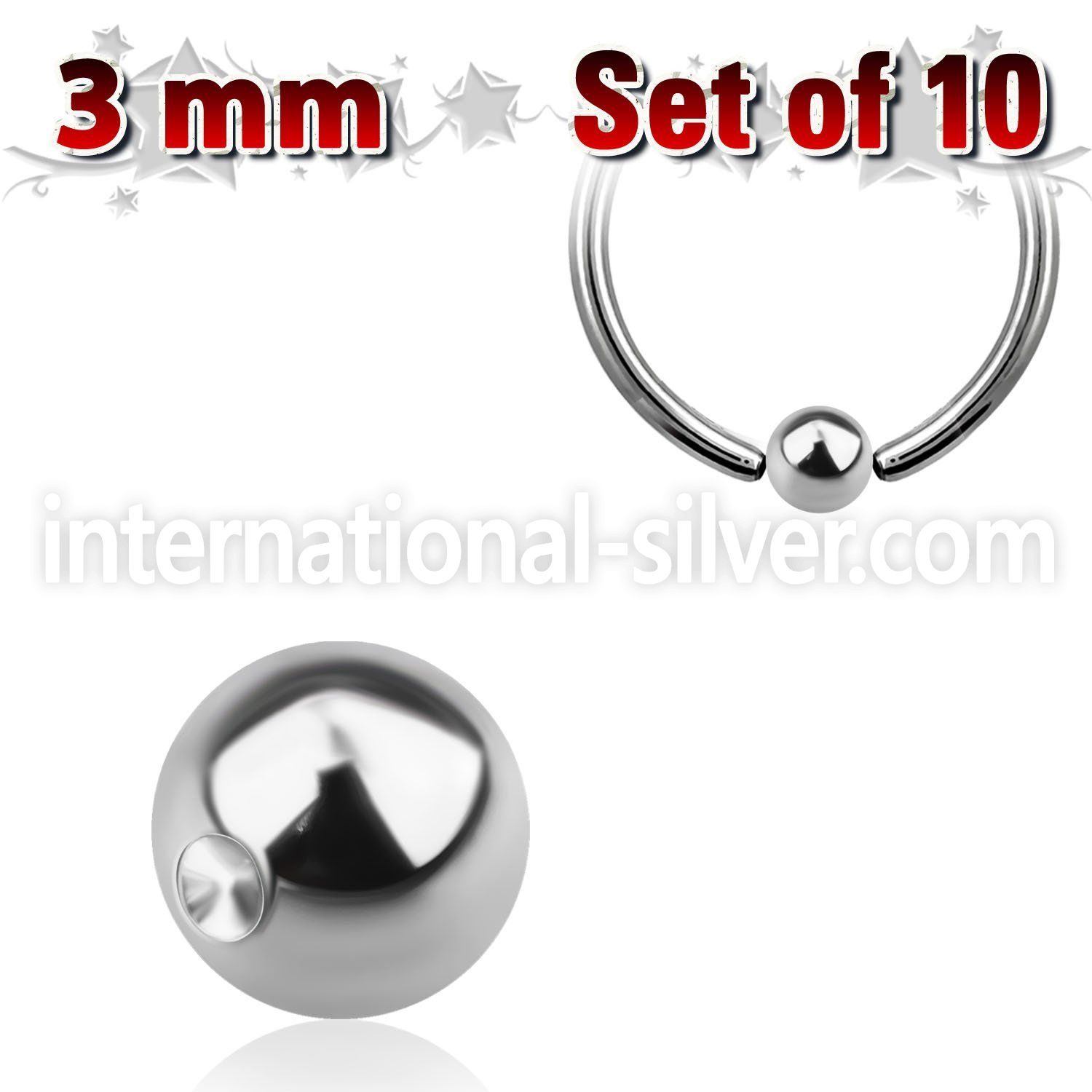 xdpb3 loose body jewelry parts surgical steel 316l 