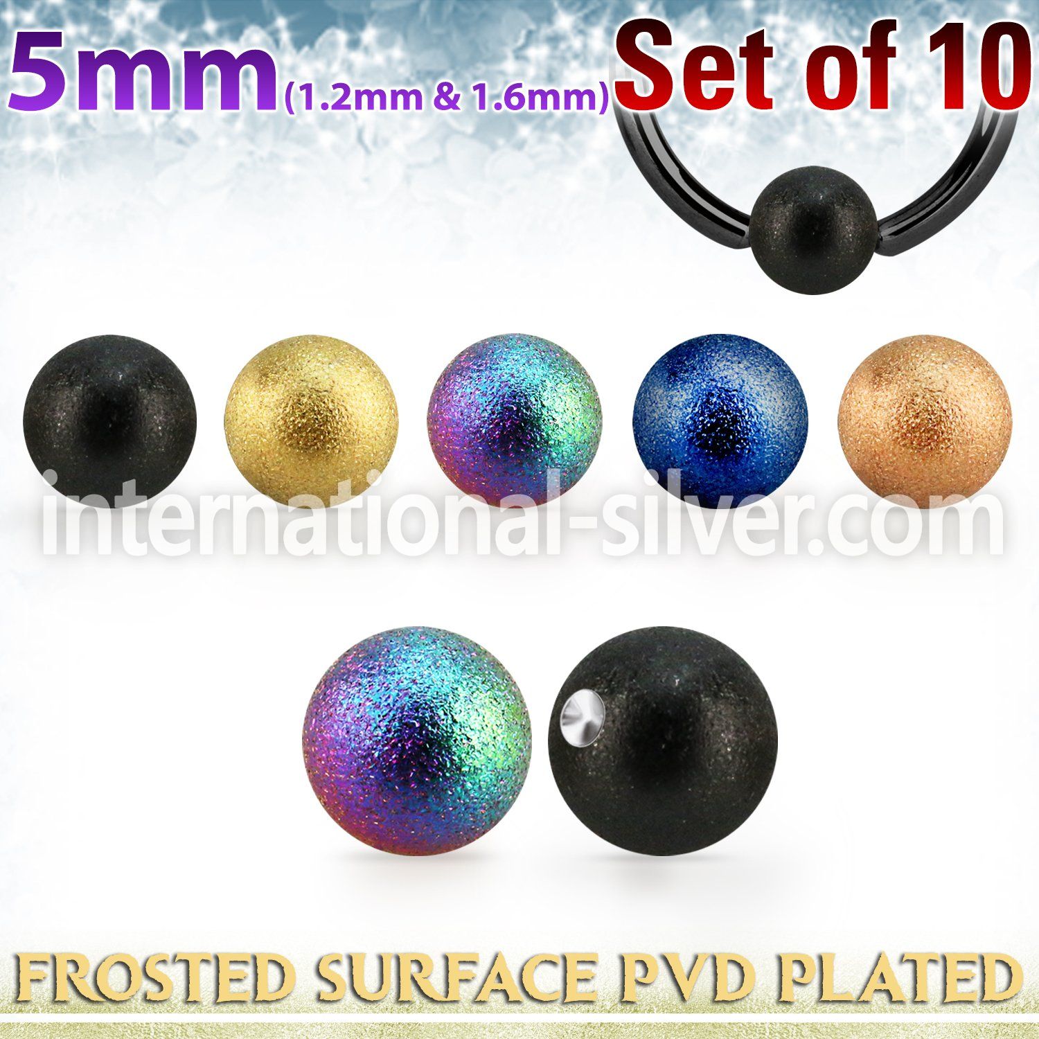 xdpfobt5 anodized surgical steel body jewelry parts belly  piercing