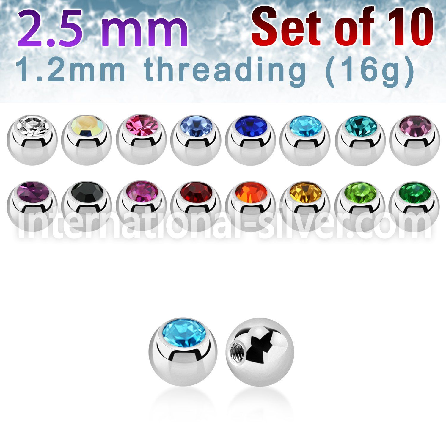 xjb25 loose body jewelry parts surgical steel 316l 