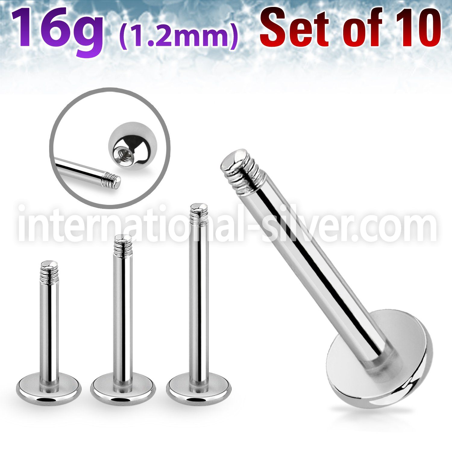 xlb16g loose body jewelry parts surgical steel 316l belly button