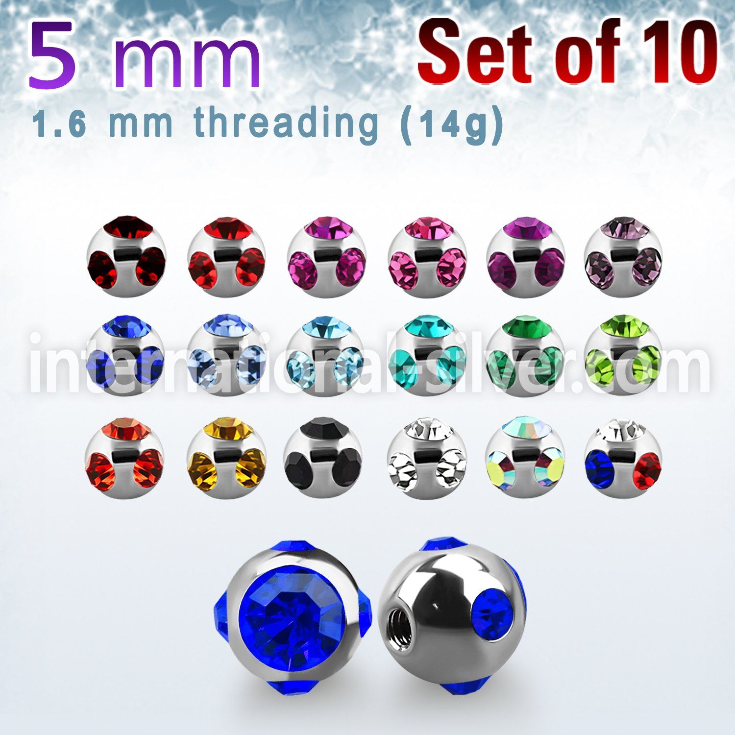 xmjb5 loose body jewelry parts surgical steel 316l belly button