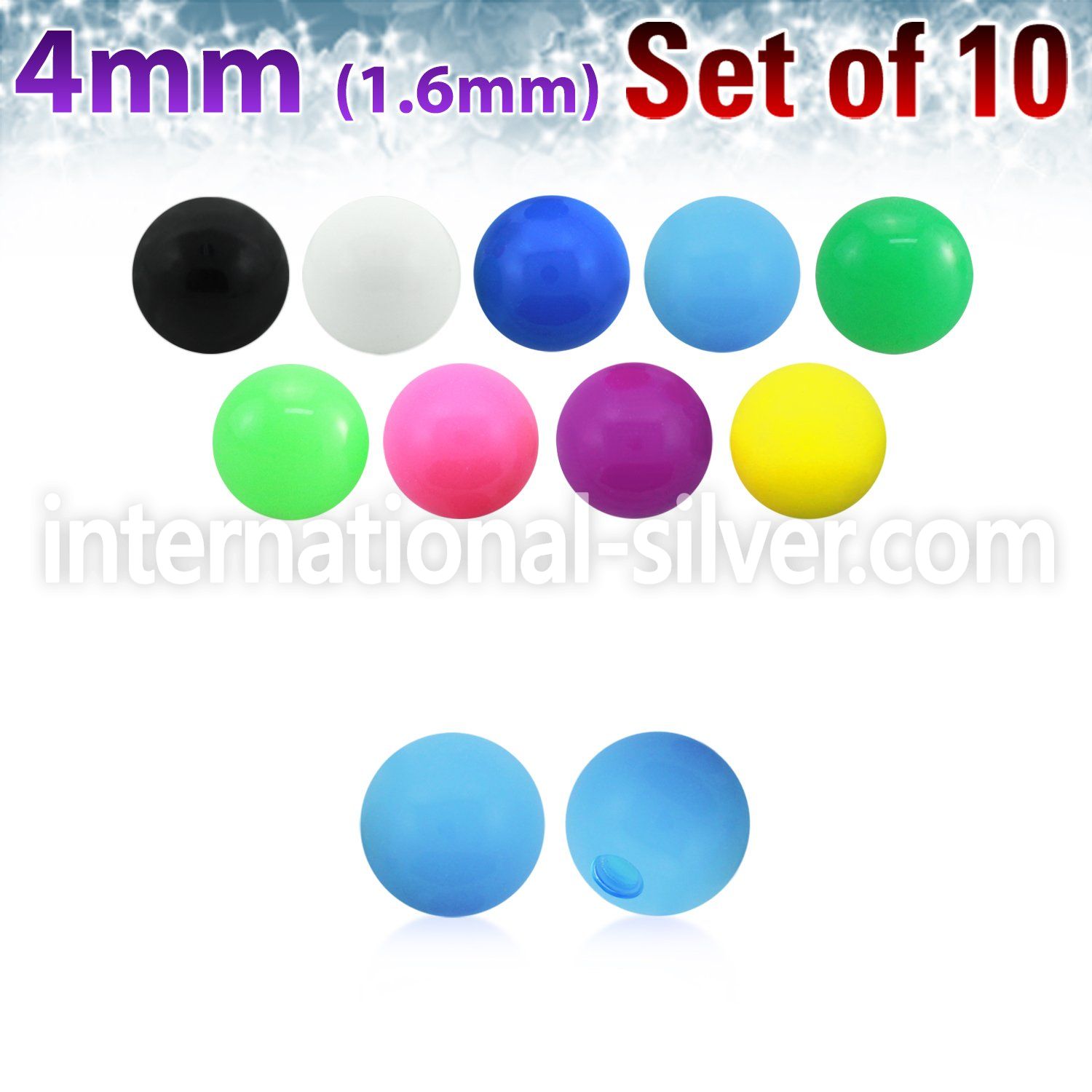 xsab4 loose body jewelry parts acrylic body jewelry belly button