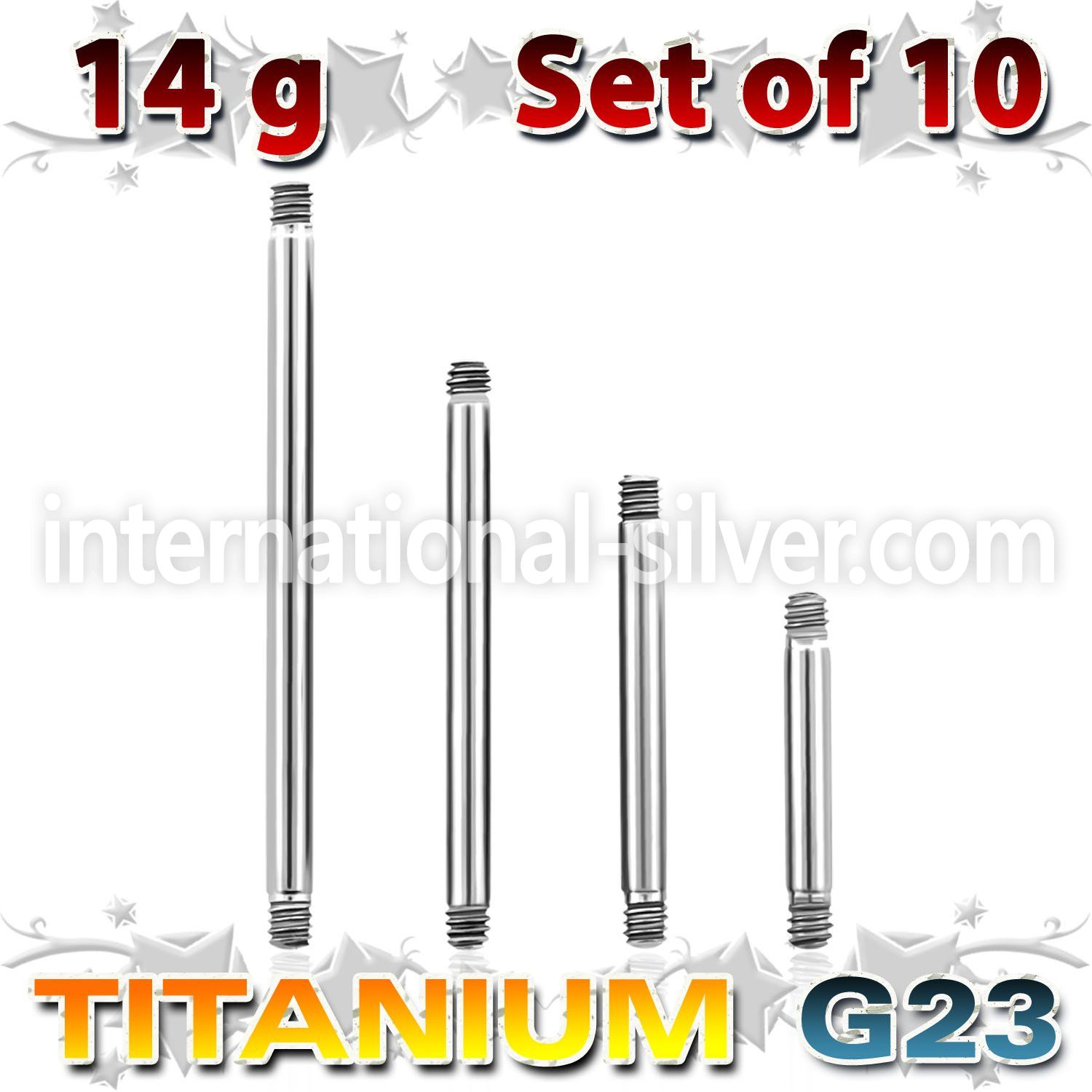 xubb14g loose body jewelry parts titanium g23 implant grade belly button
