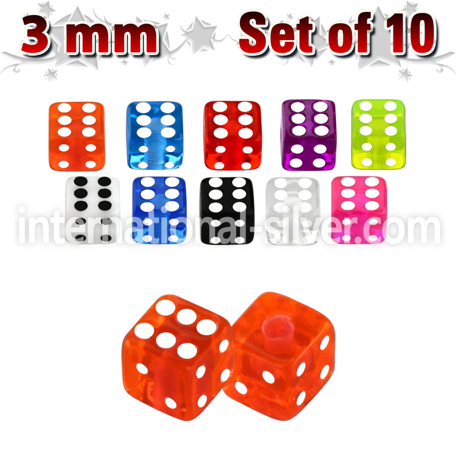 xuvdi3 loose body jewelry parts acrylic body jewelry 