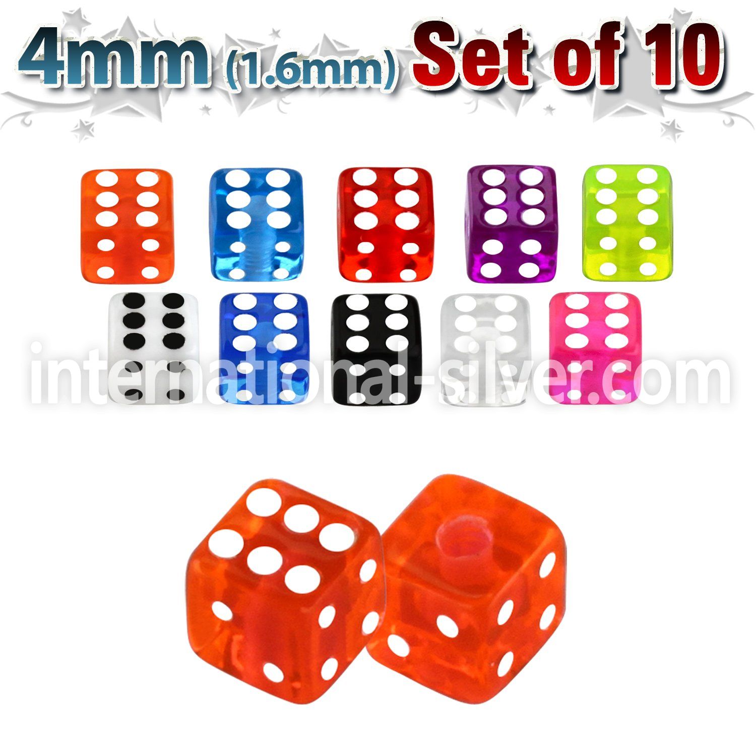 xuvdi4 loose body jewelry parts acrylic body jewelry belly button