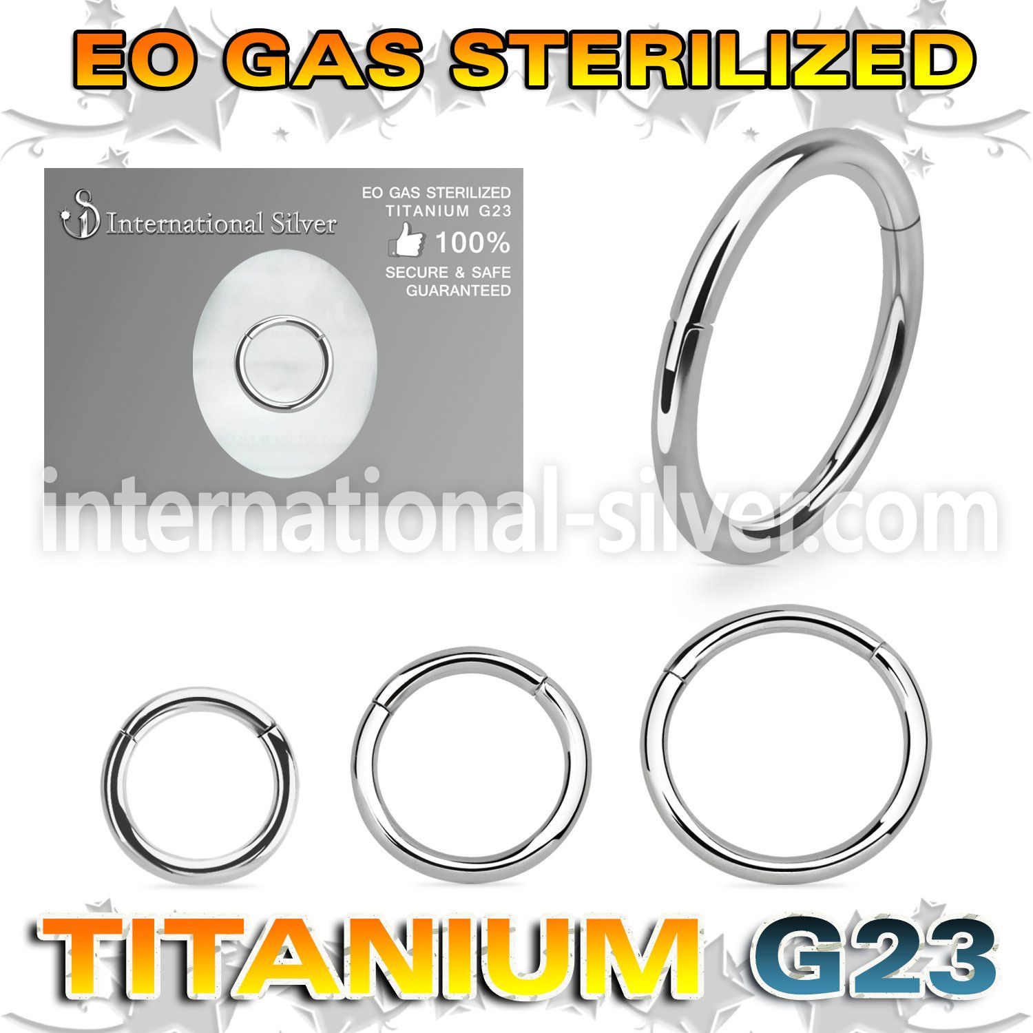 zusegh16 titanium segment hoop eo gas sterilized