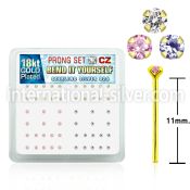 18nyzbm bend it to fit nose studs silver 925 nose