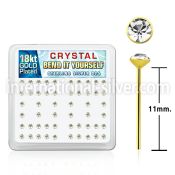 18y19xc bend it to fit nose studs silver 925 nose